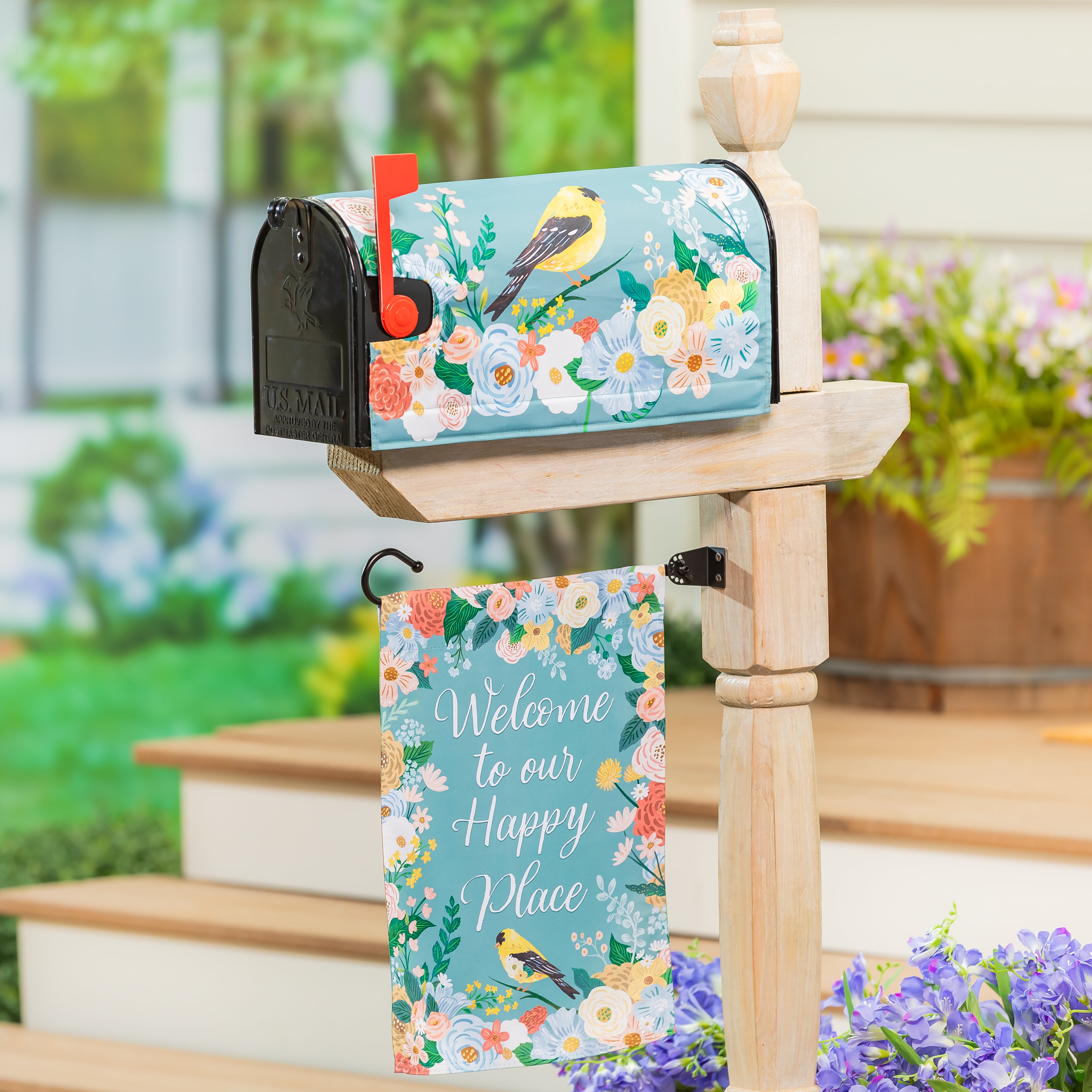 Cottage Garden Garden Flag - Thumbnail 4