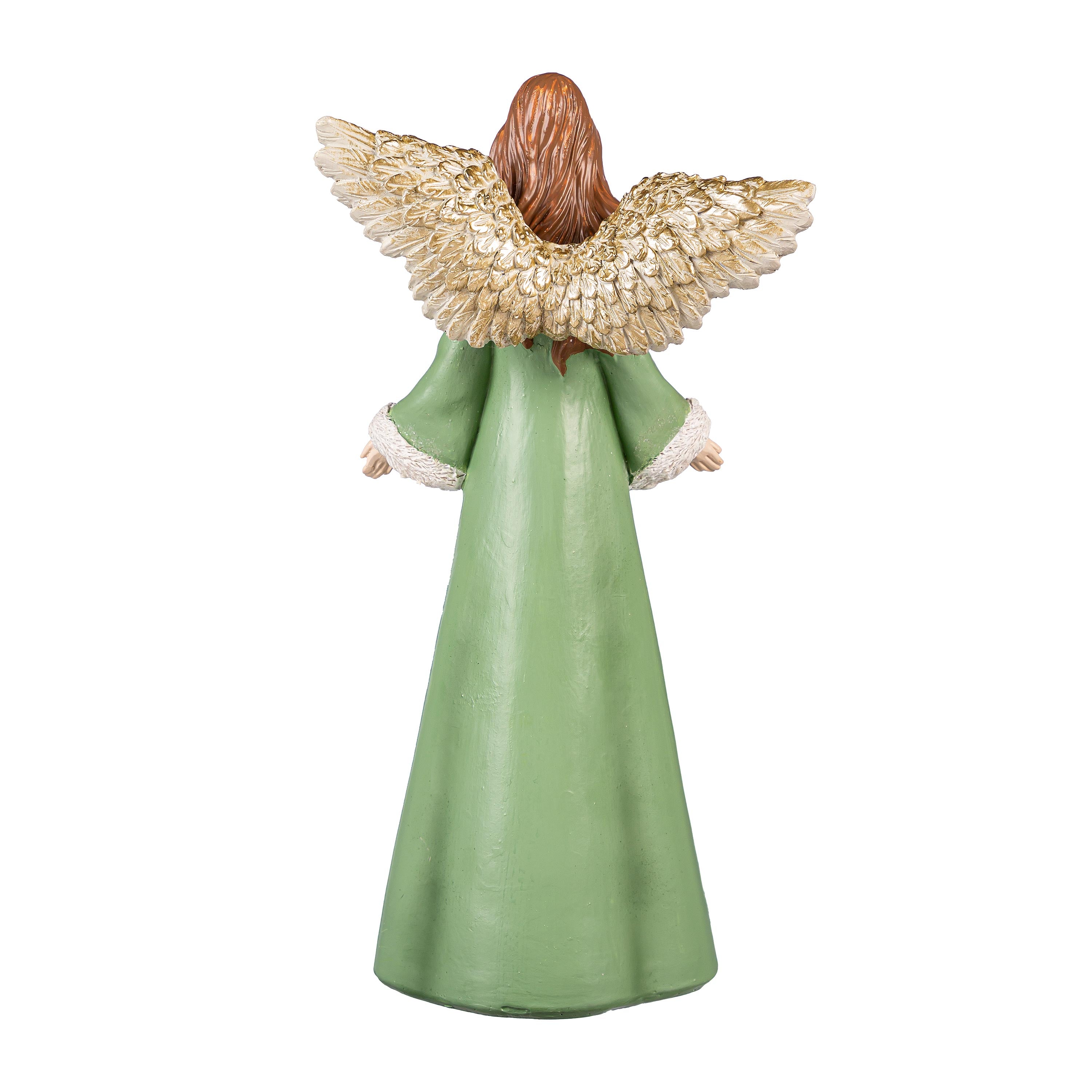 Shades of Emerald Garden Statue, Resin Statue, Angel, 12