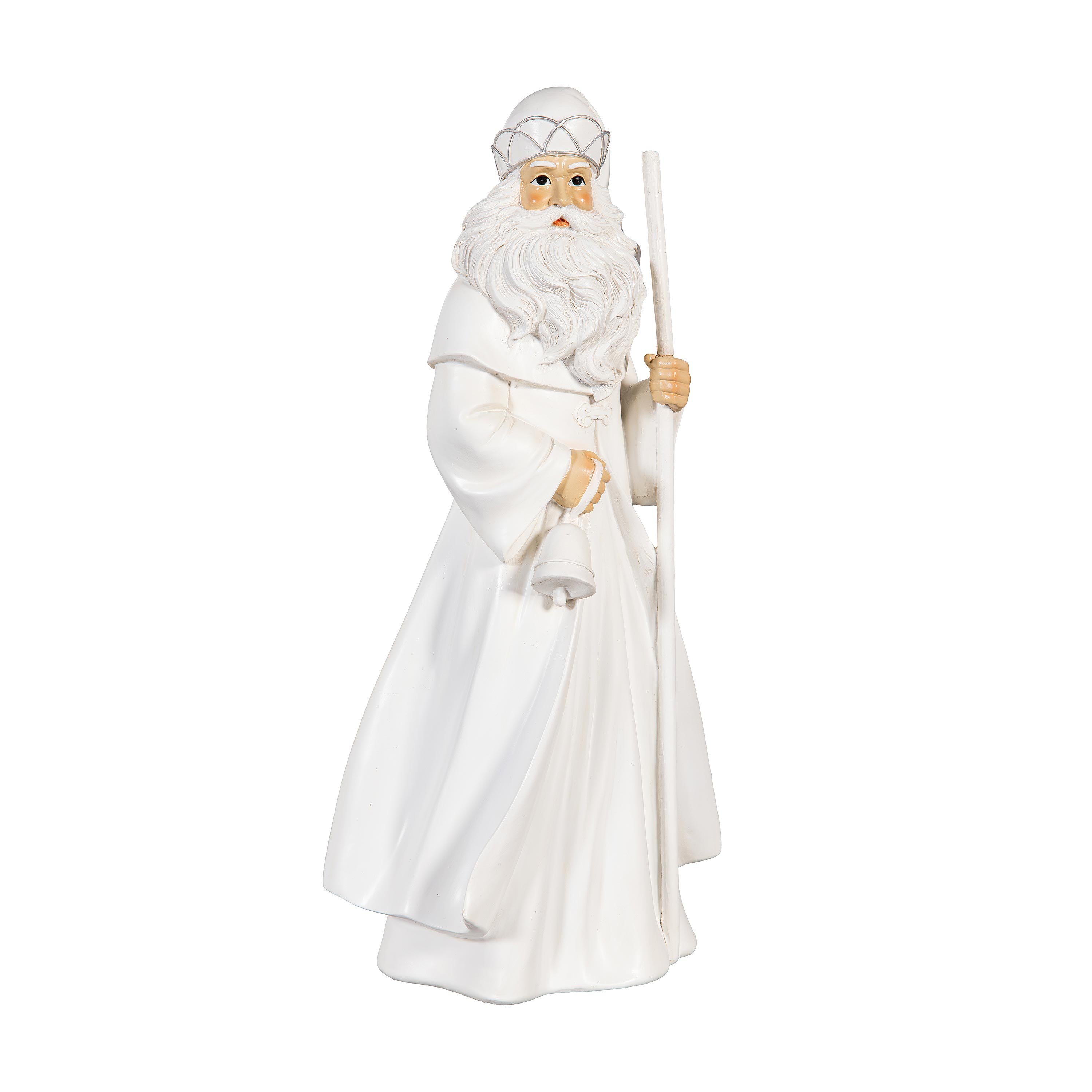 Season to Sparkle Garden Statue, Resin Garden Statue, Saint Nick