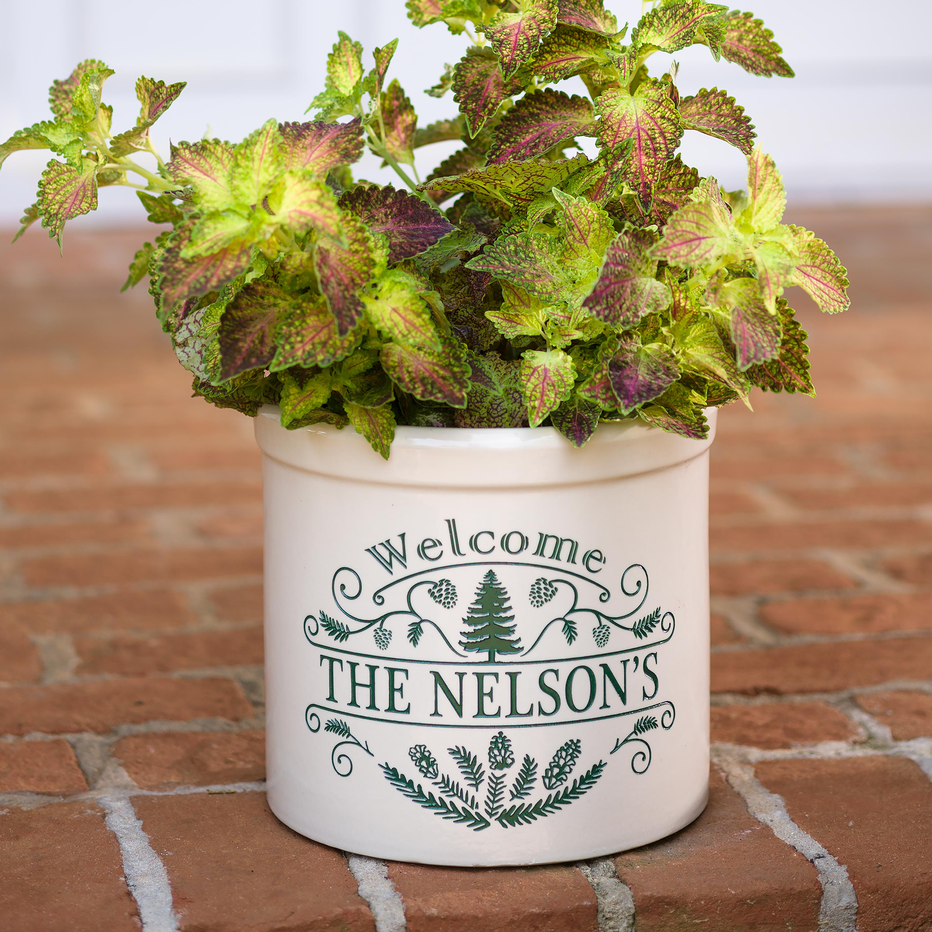 Evergreen Stoneware Crock - Thumbnail 2
