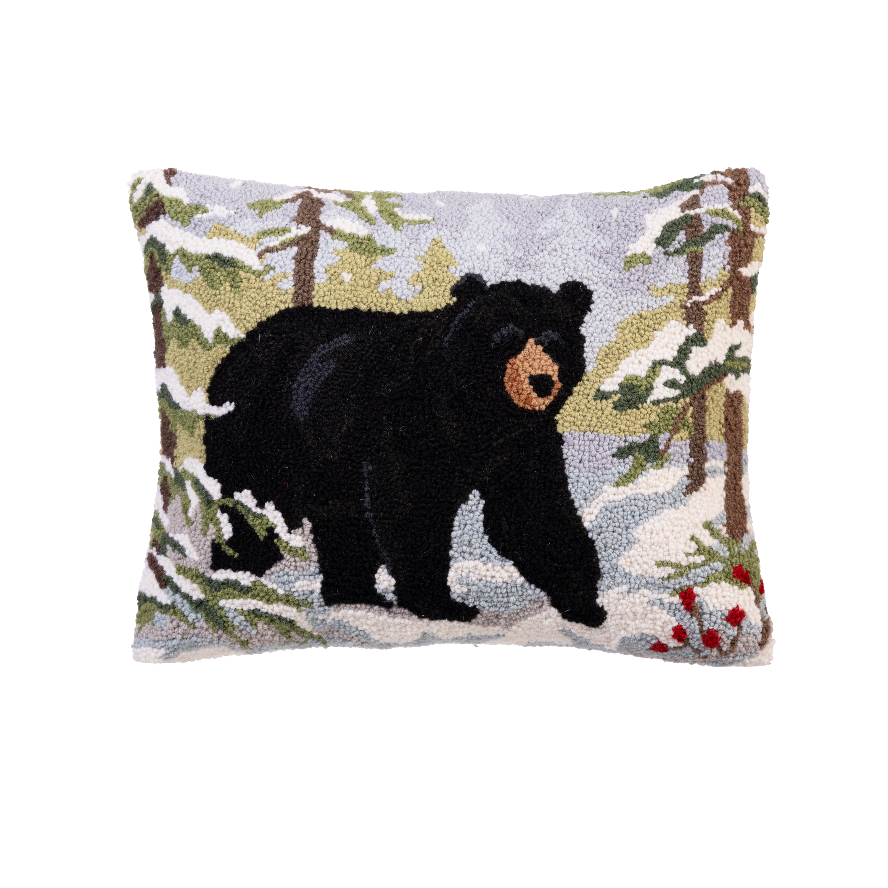 Plow & Hearth Snow Bear Hook Pillow