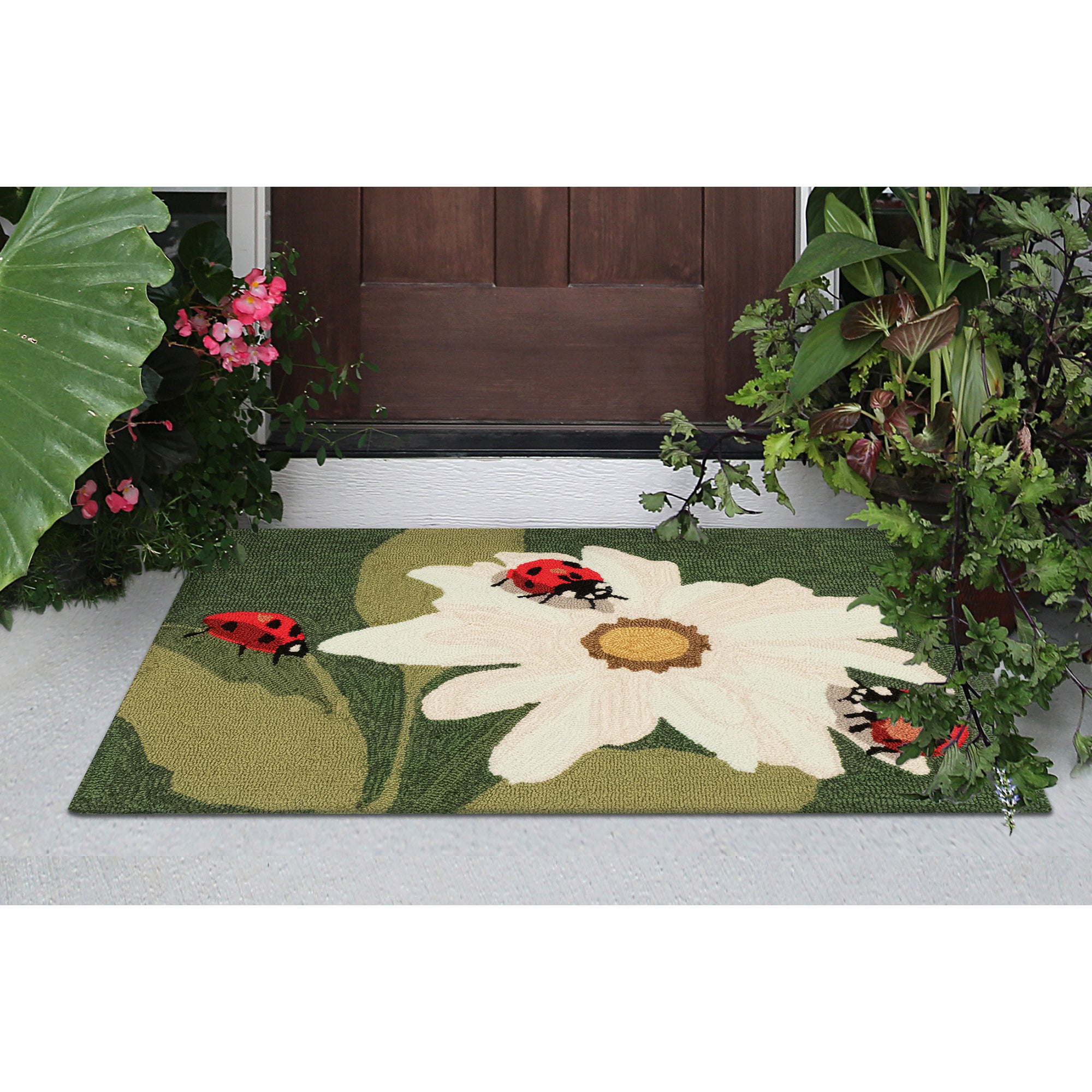 Liora Manne Frontporch Ladybugs Indoor/Outdoor Rug – Plow & Hearth