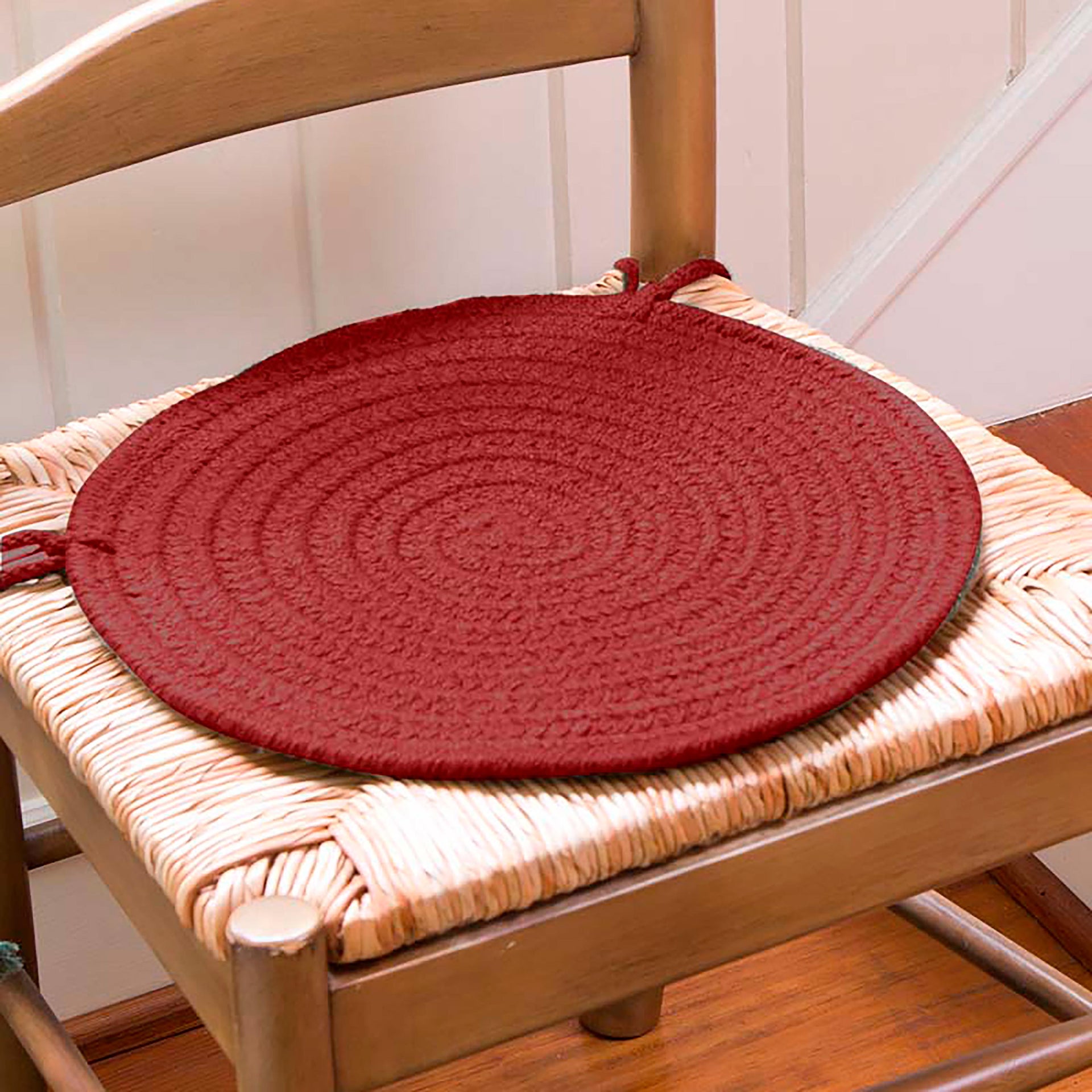 Classic Braided Chair Pad Chair Pads Plow Hearth