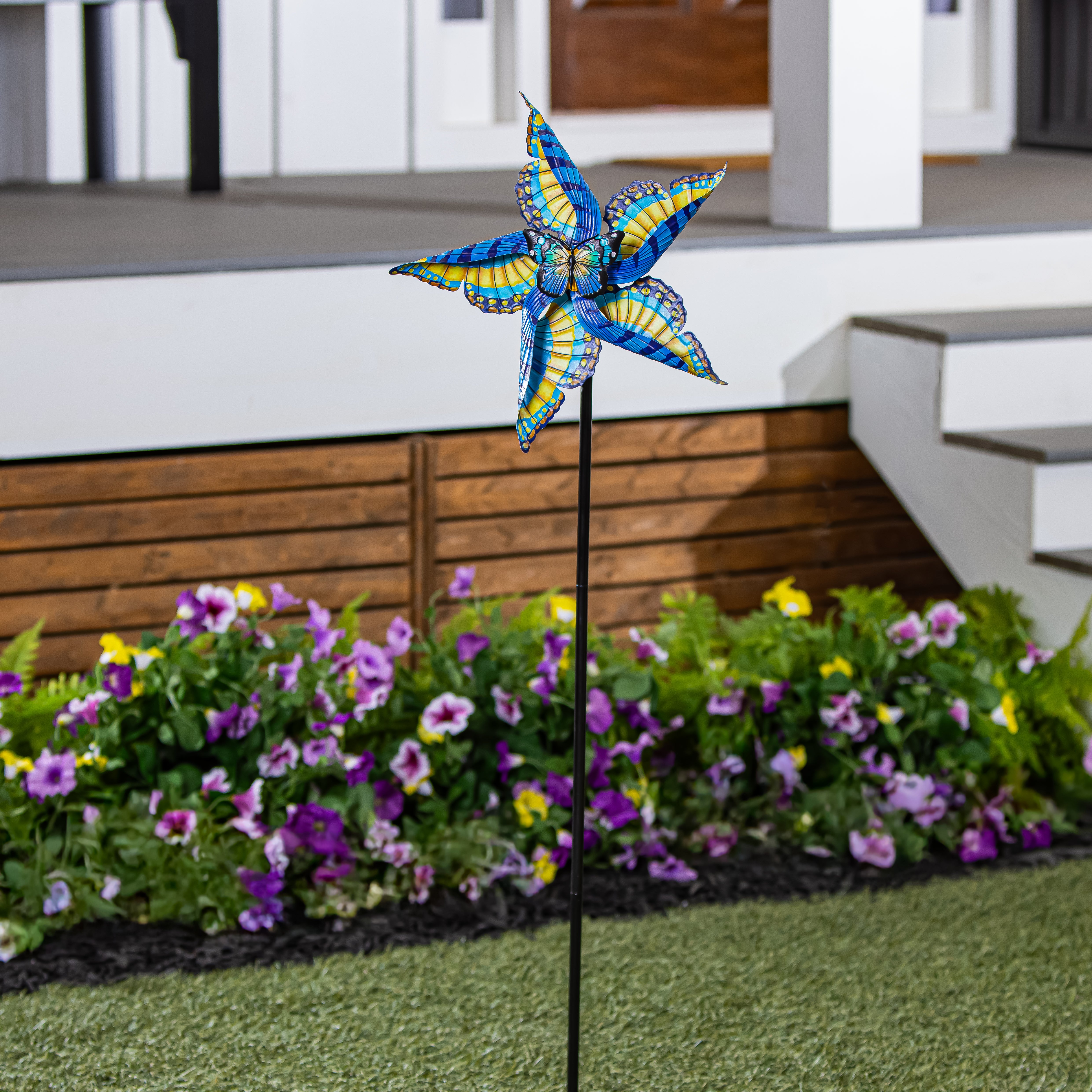 Swallowtail Butterfly Metal Wind Spinner 48