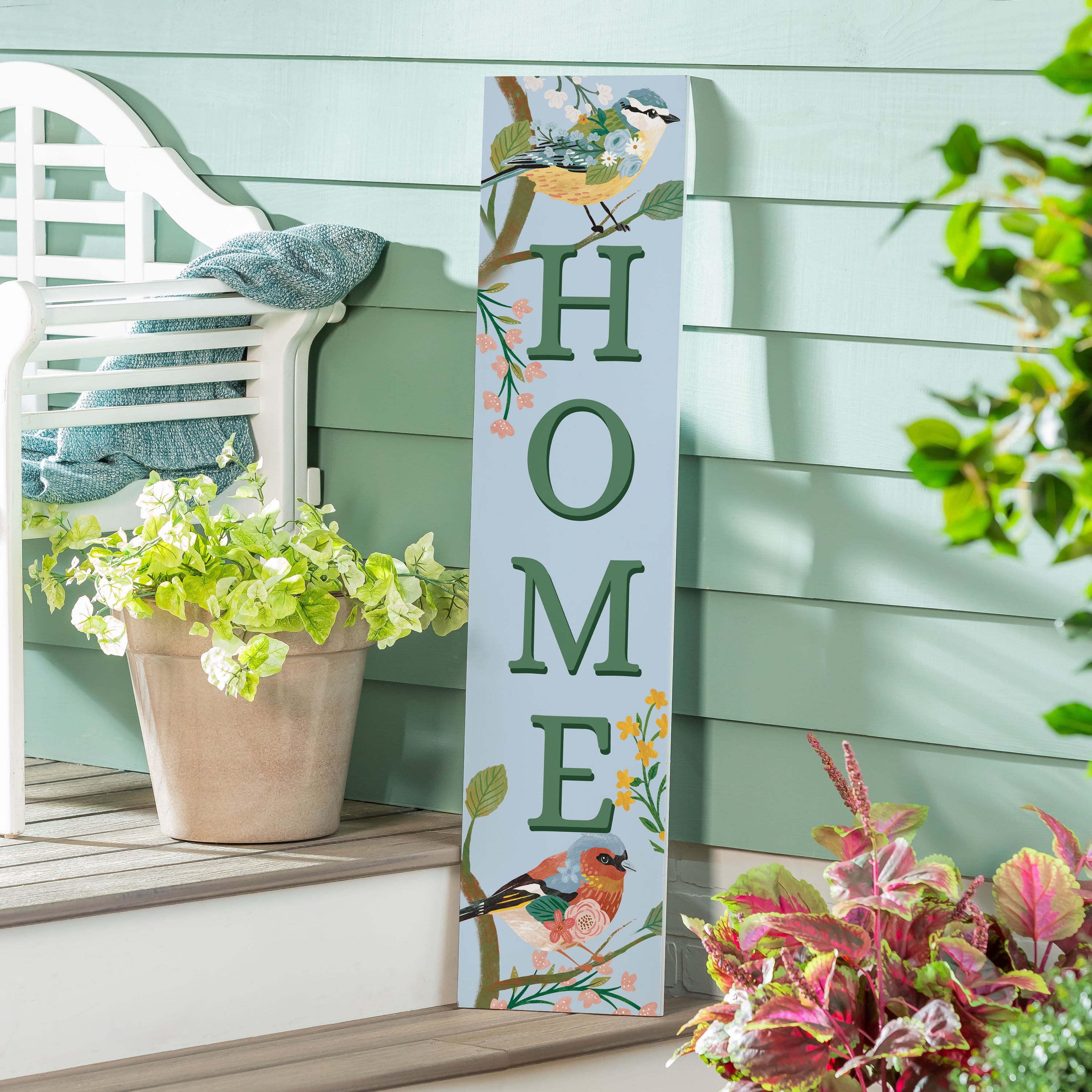 What She Shed Garden Decor, Porch Leaner, 