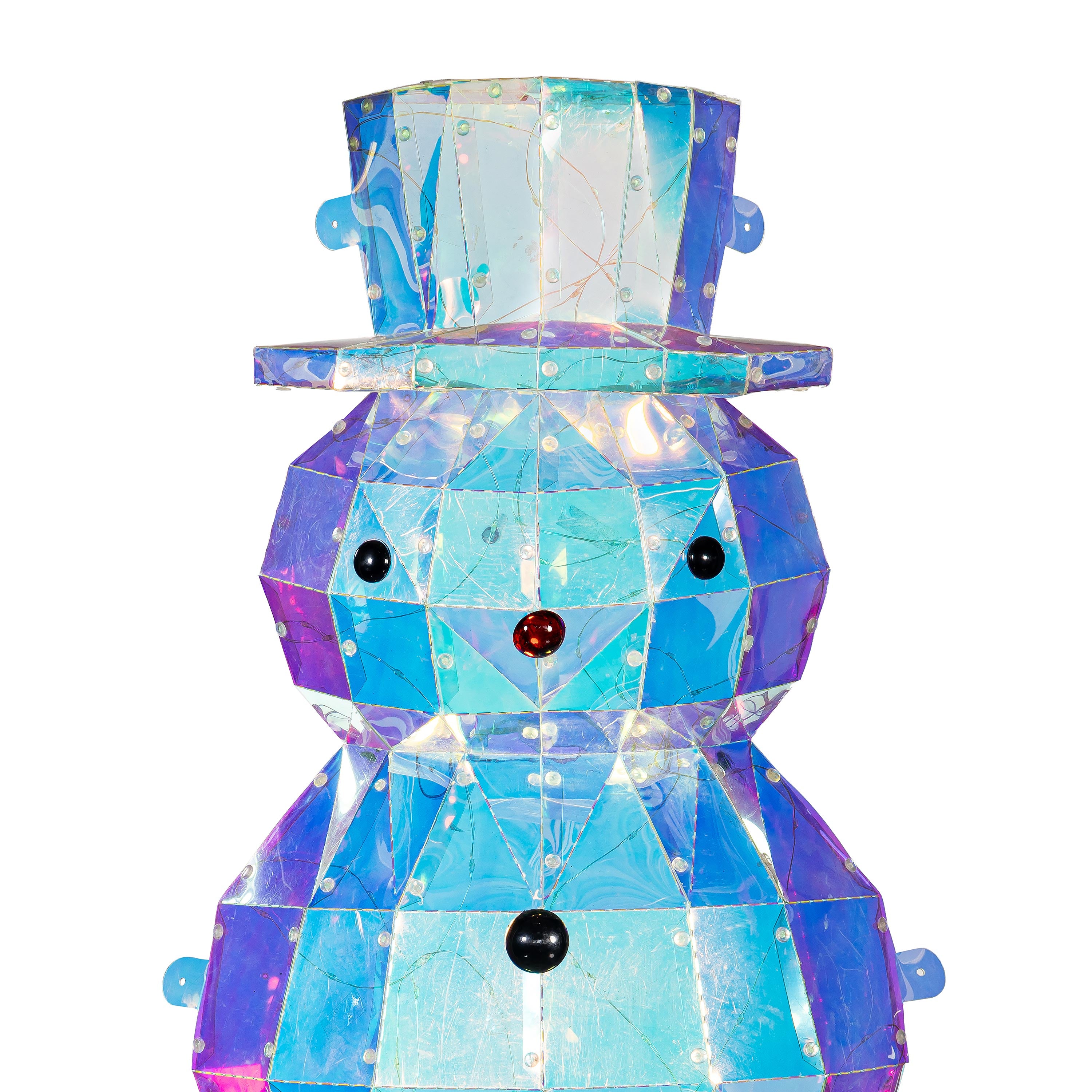 Season to Sparkle Garden Statue, LED PVC Statue, Iridescent