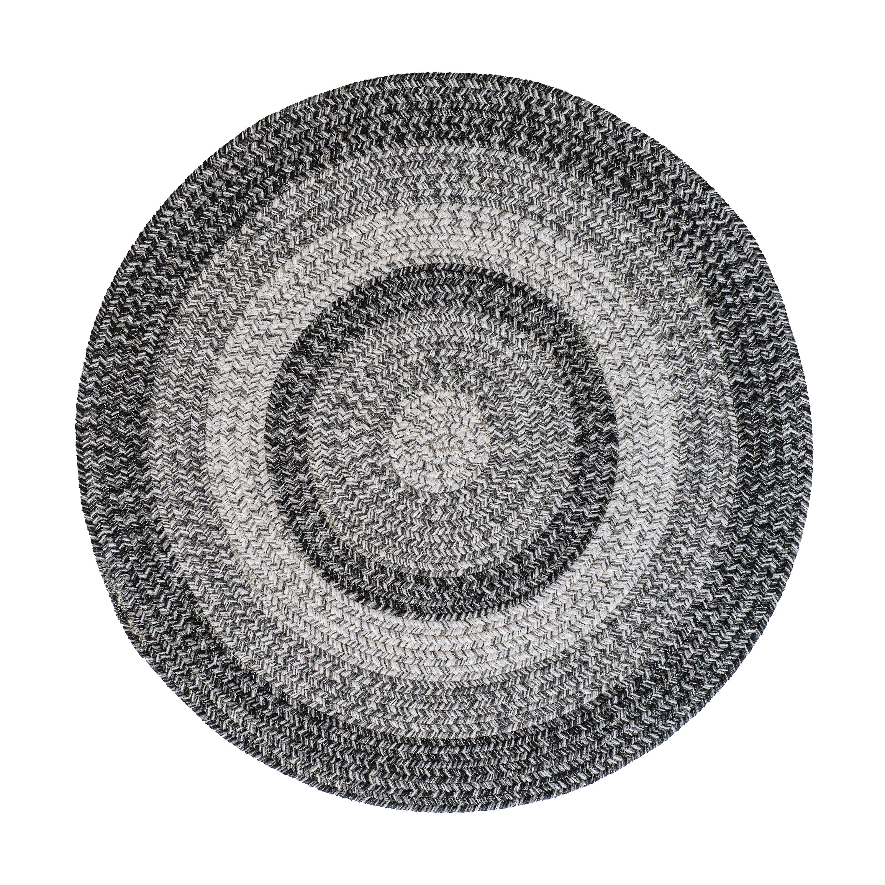 Indoor/Outdoor Oval Woodridge Braided Polypropylene Rug, 7'6