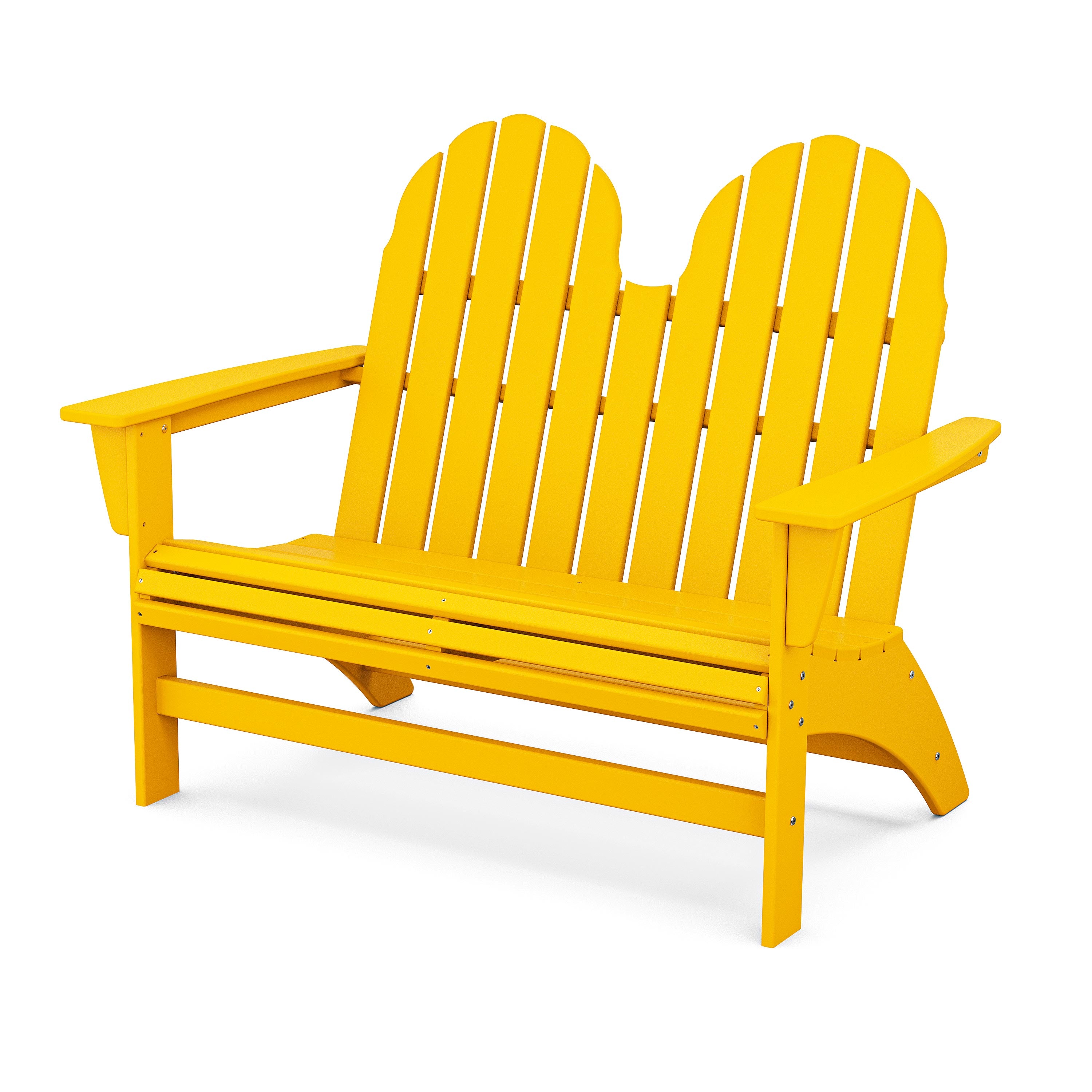 POLYWOOD® Adirondack Bench – Plow & Hearth