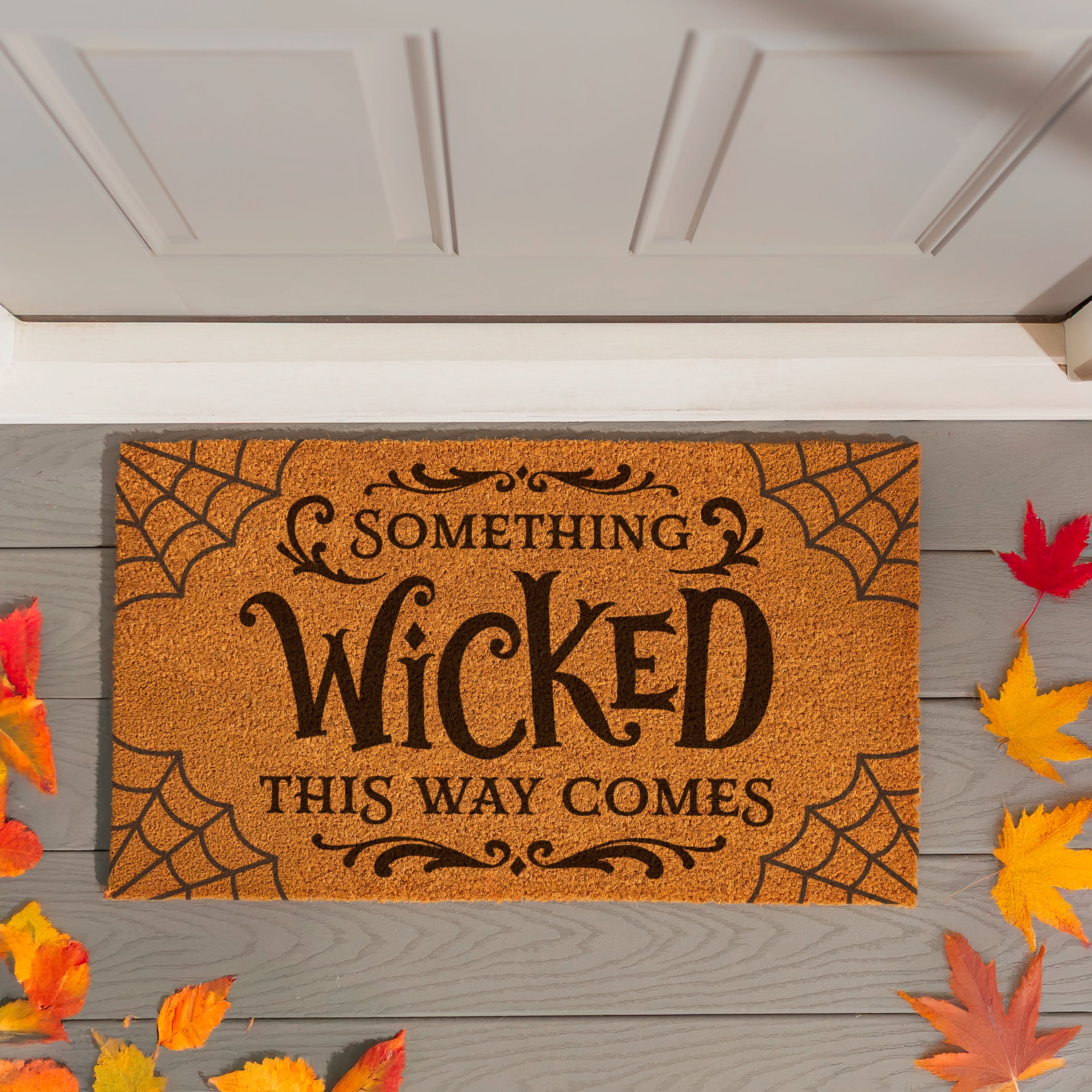 Haunted House Coir Mat
