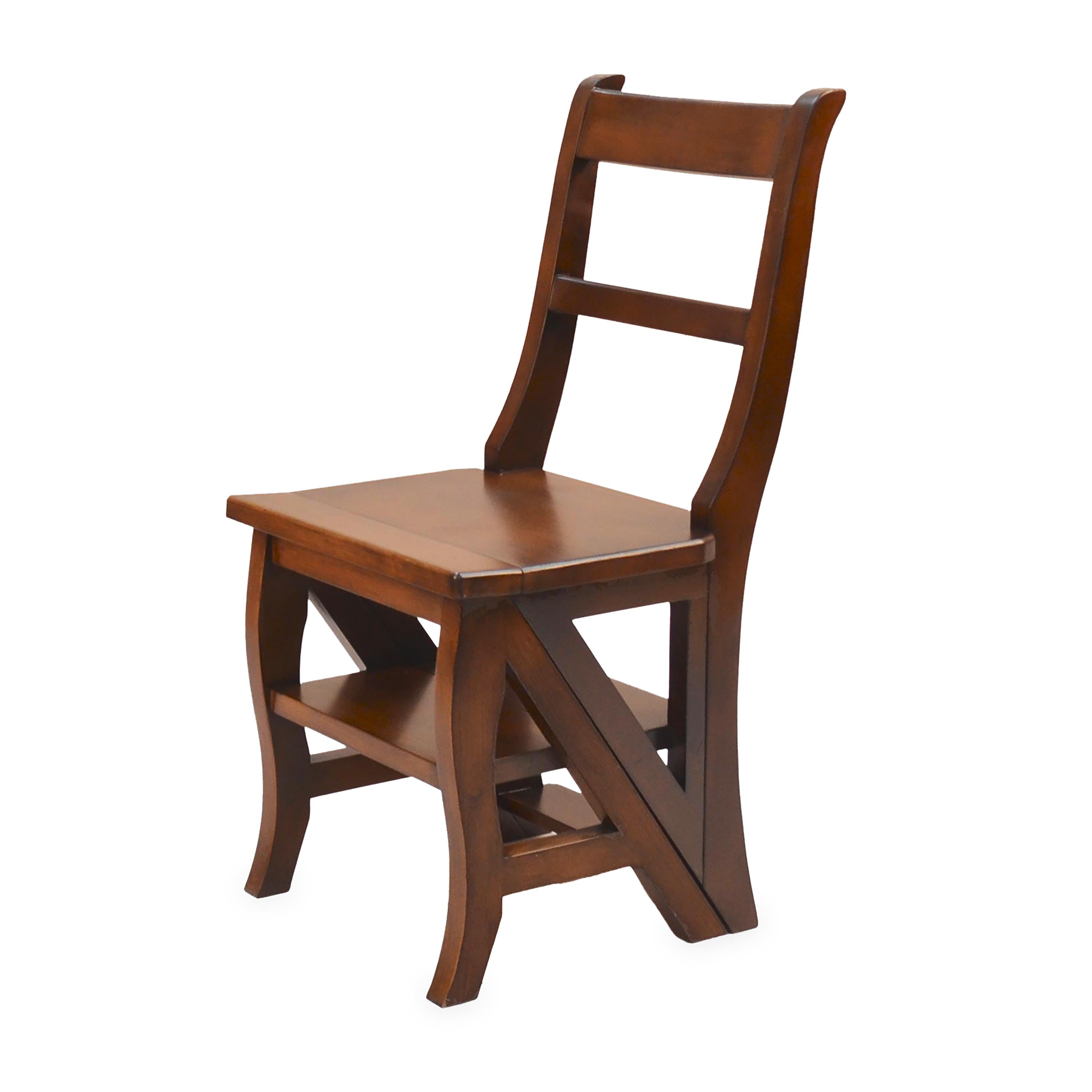 Reproduction Parawood Ben Franklin Convertible Ladder Chair – Plow