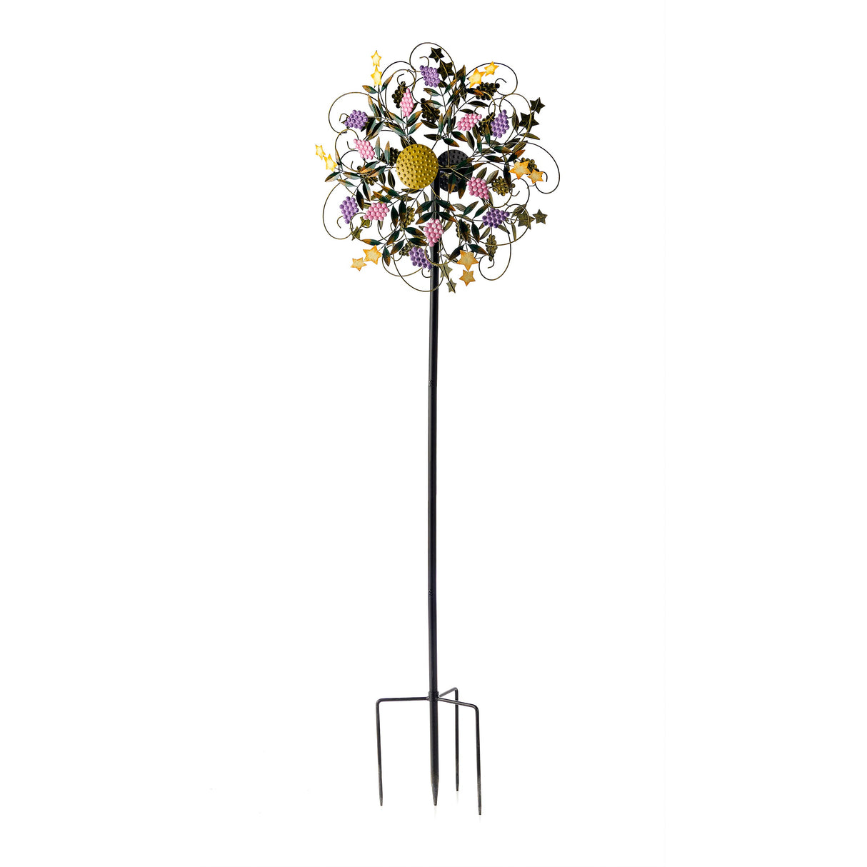Spring Blooms Metal Garden Spinner