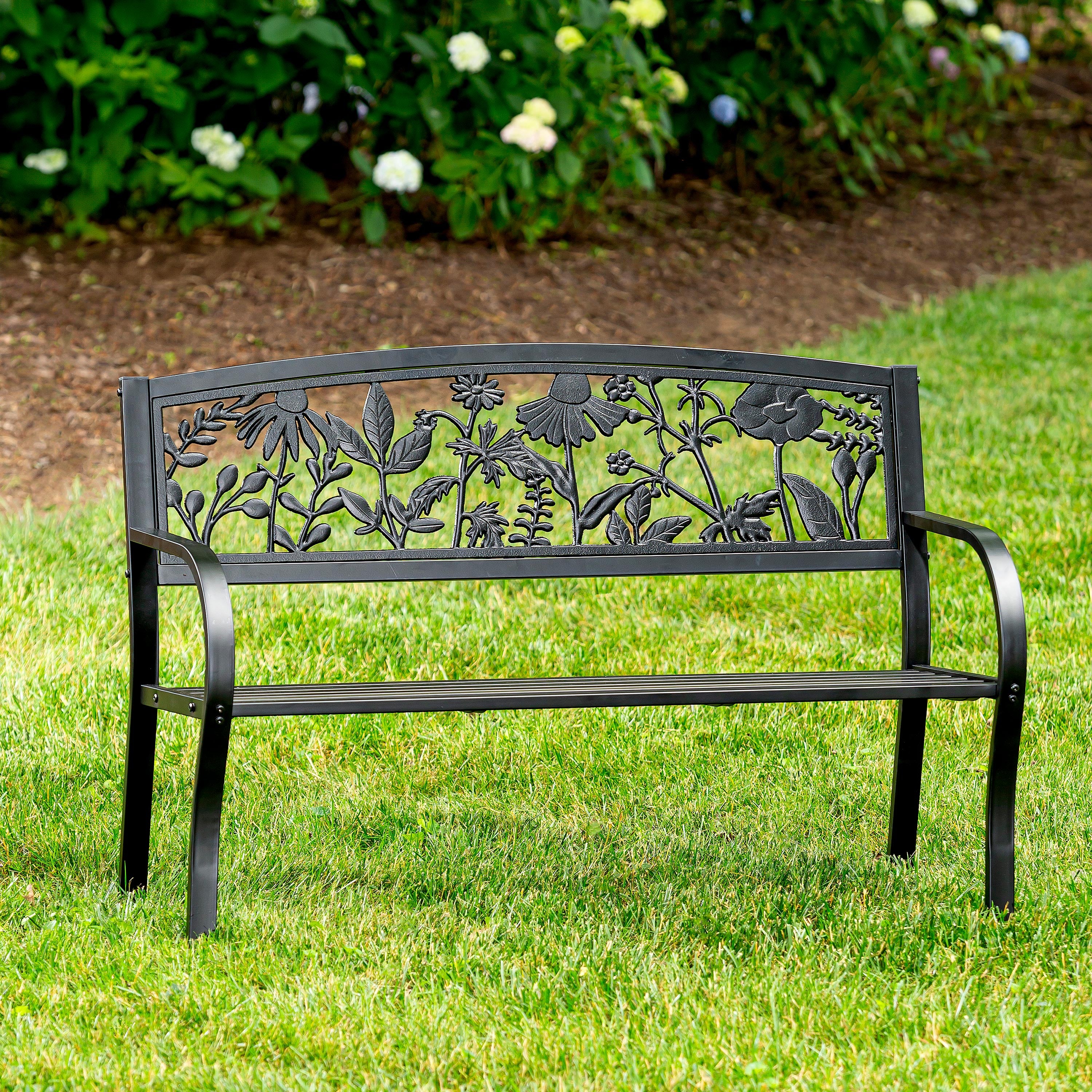 アイアンパーテーション ハート フラワー Amazon.com: Zaer Ltd. 6.8 Ft. Tall Heart-Shaped Iron Bench Amore