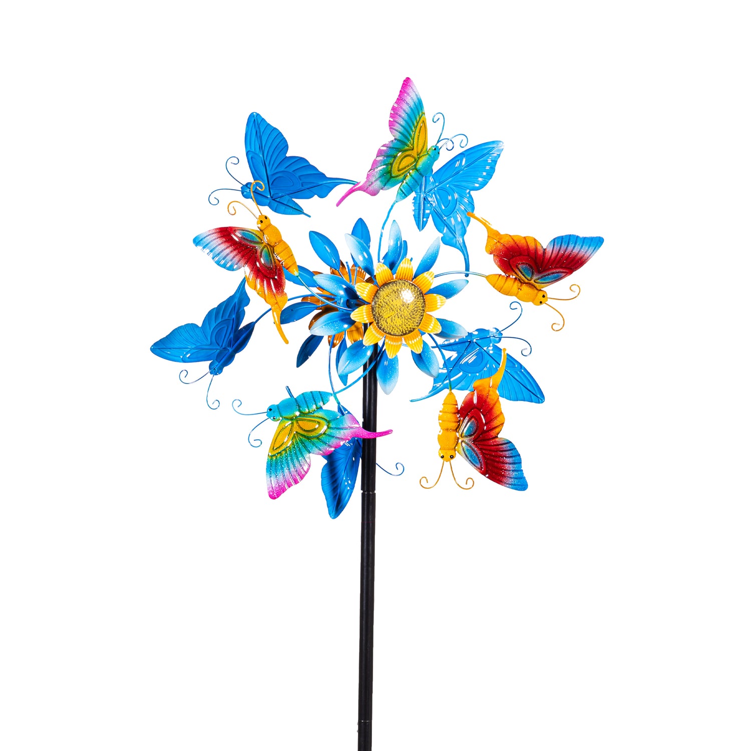 Plow & Hearth Copper Butterfly Wind Spinner