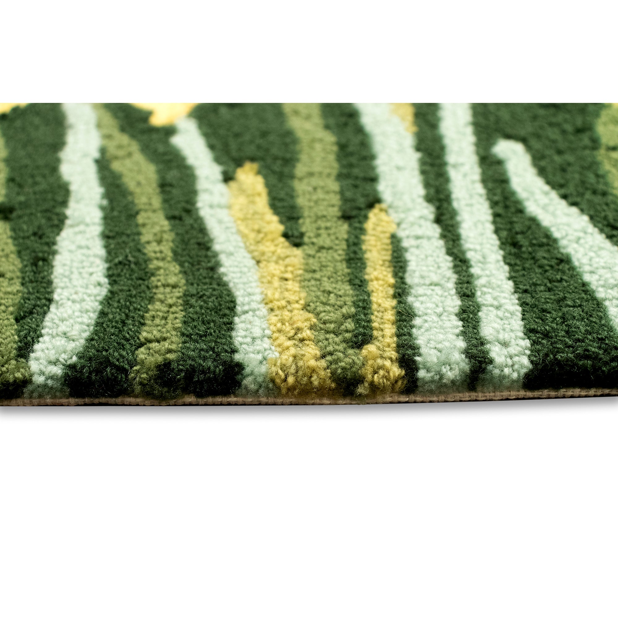 Liora Manne Frontporch Daffodil Indoor/Outdoor Mat Green 2' x 3