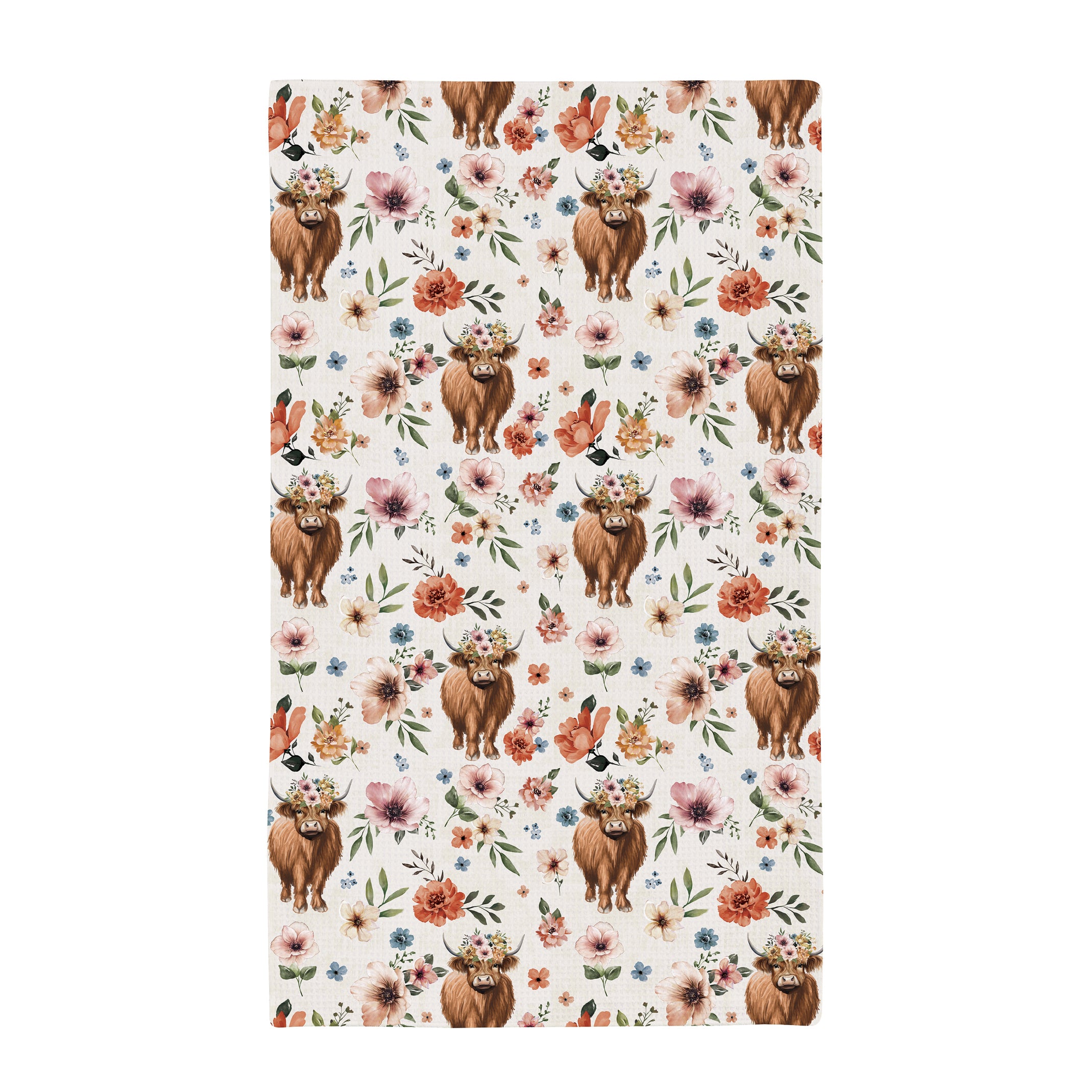 Evergreen Hillside Pasture Kitchen Towel - Thumbnail 3