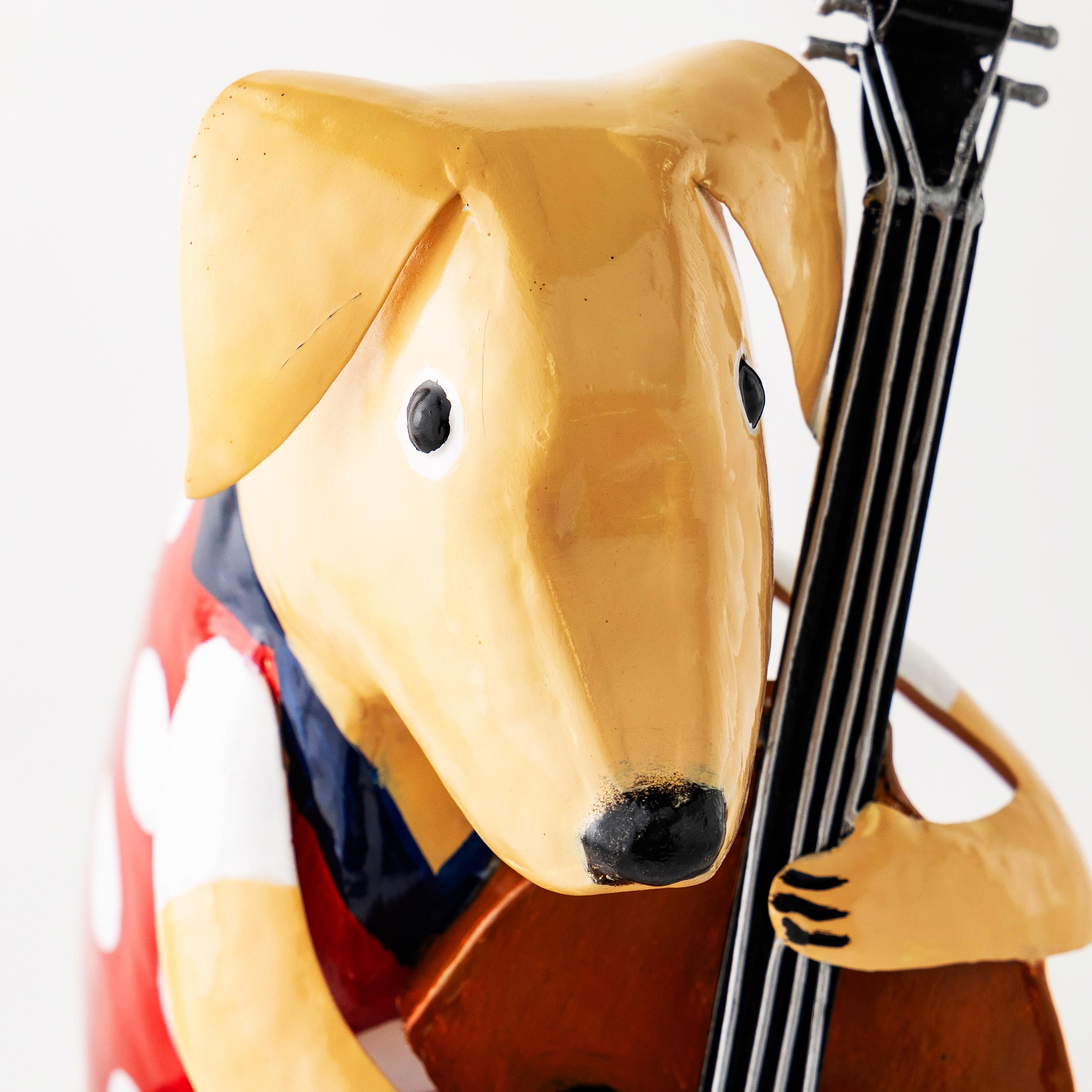 Metal Patriotic Dog Statue with Instrument – Plow & Hearth