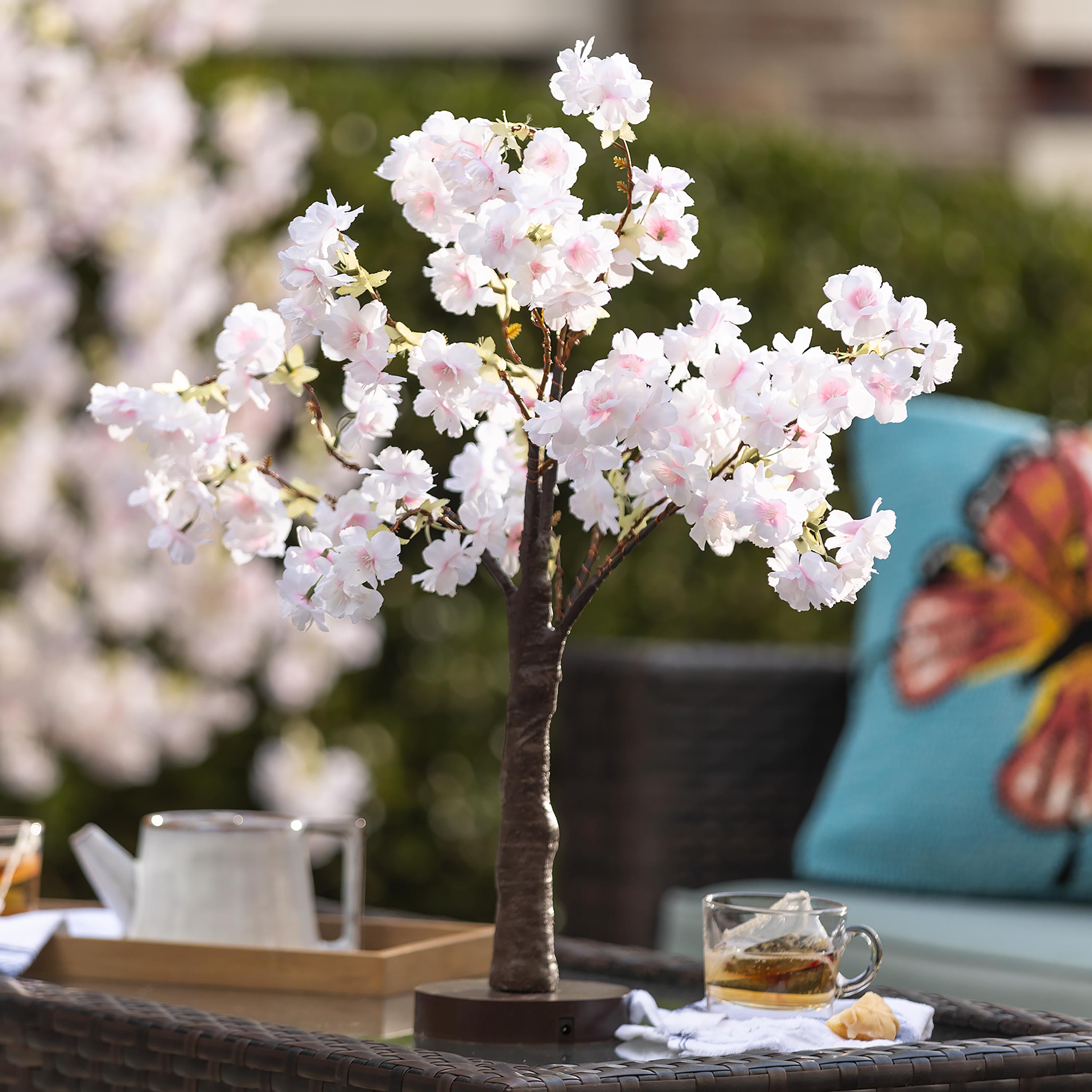 Lighted Tabletop Weeping Cherry Tree – Plow & Hearth