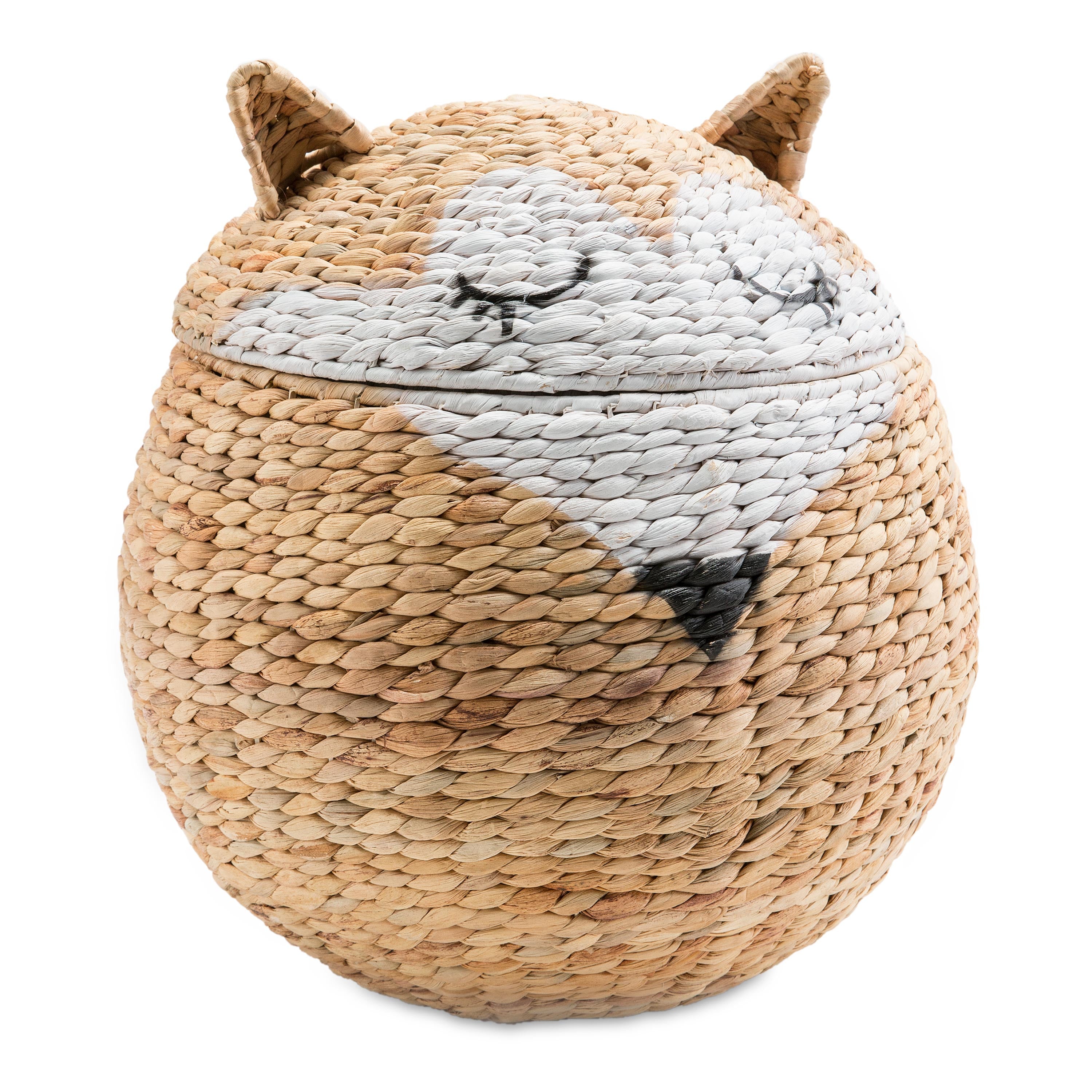 Woven Hyacinth Fox Storage Basket – Plow & Hearth