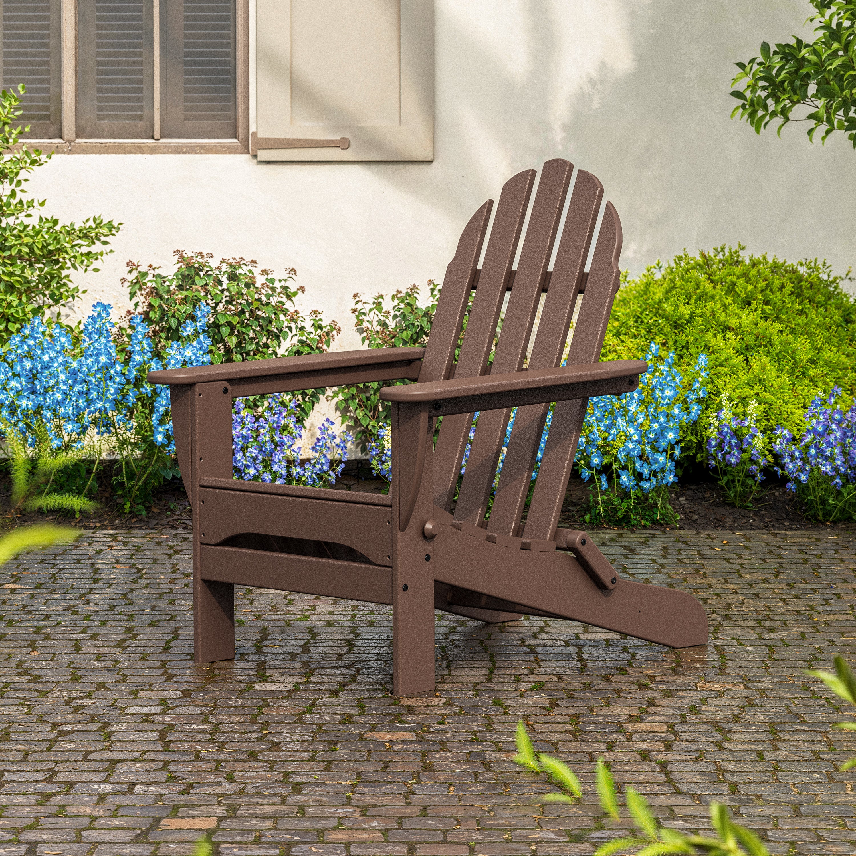 POLYWOOD® Classic Folding Adirondack Chair – Plow & Hearth