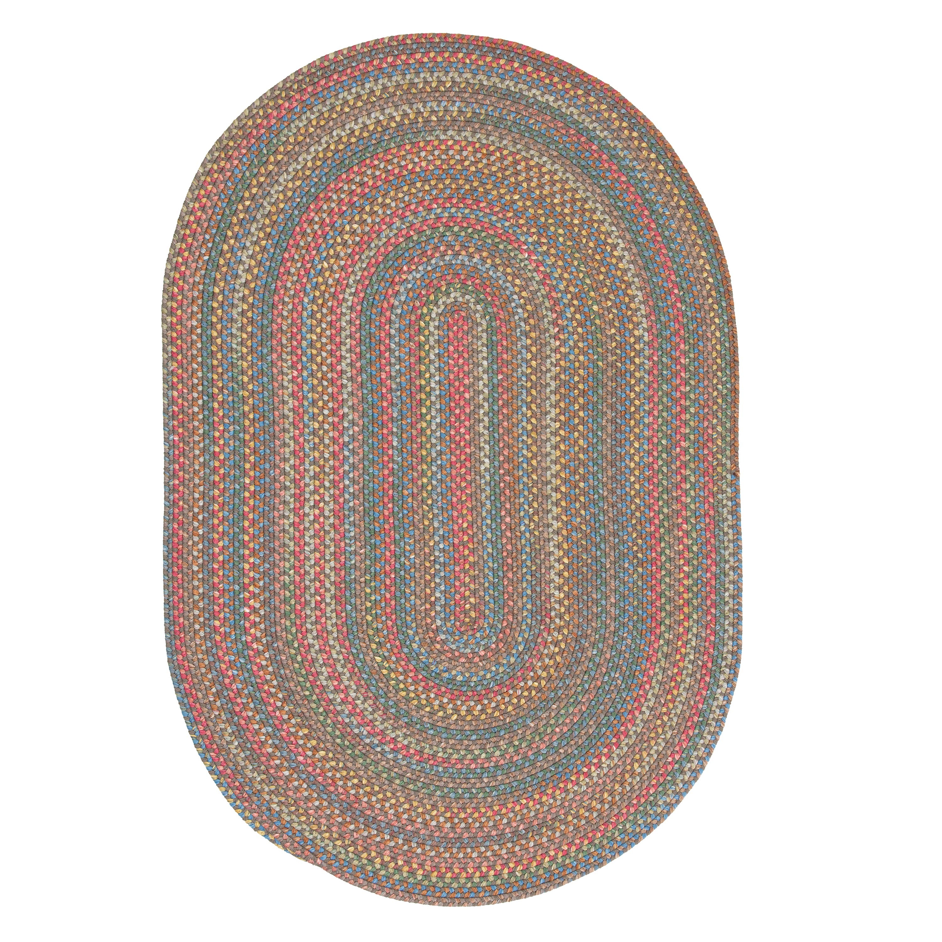 ラグ・カーペット Landscape products  AFG Rug Playmountain Afton Mountain Indoor/Outdoor Polypropylene Braided Rug, 8