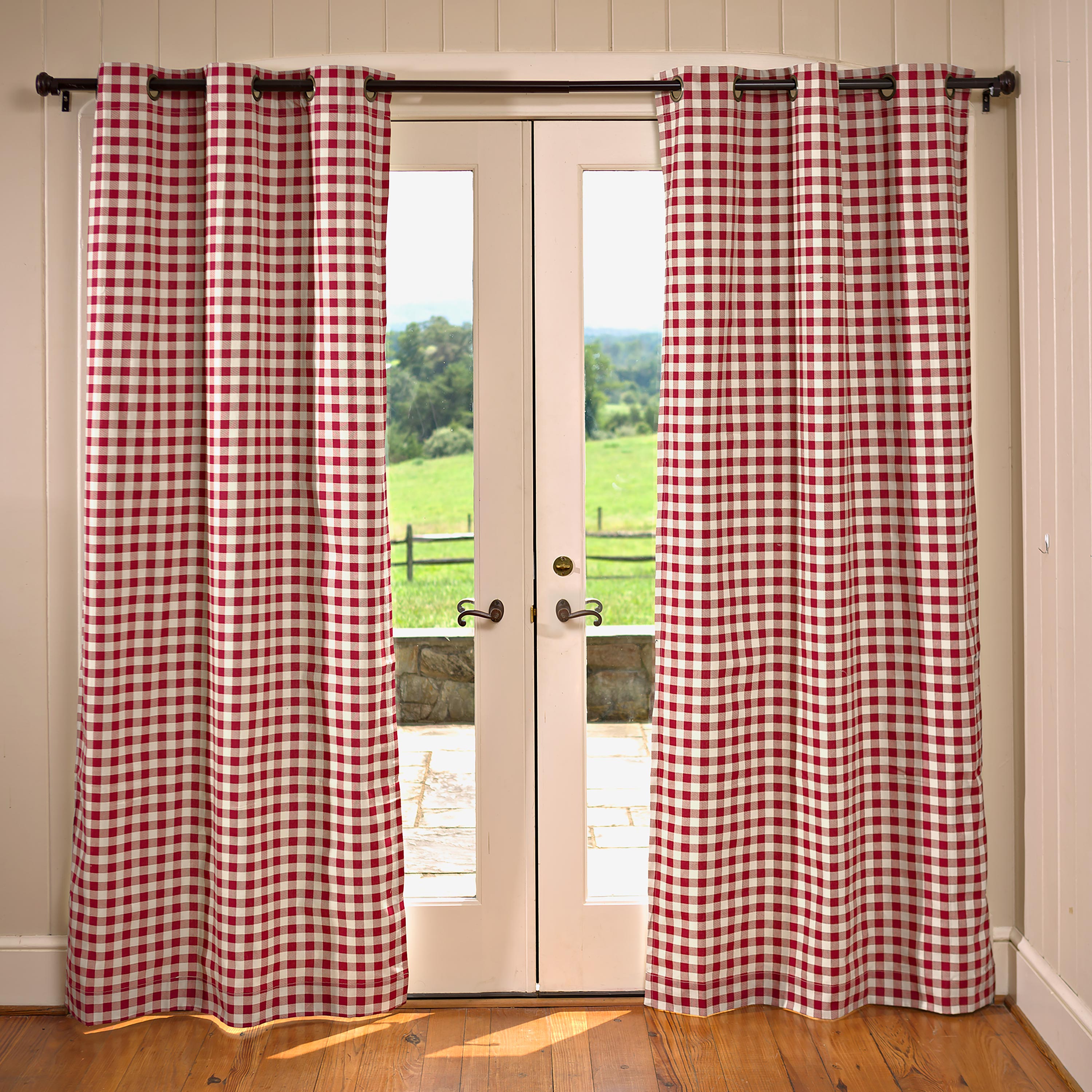 Thermalogic Check Curtain Pair 84