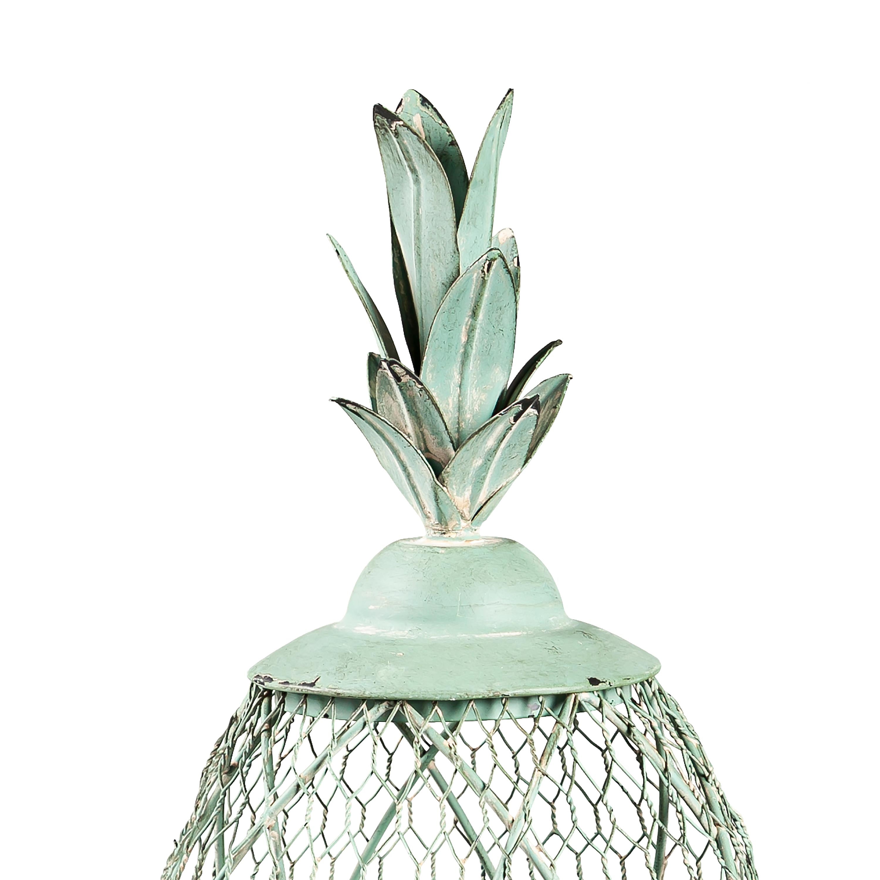 Pineapple Metal Lantern, Set of 2 – Plow & Hearth