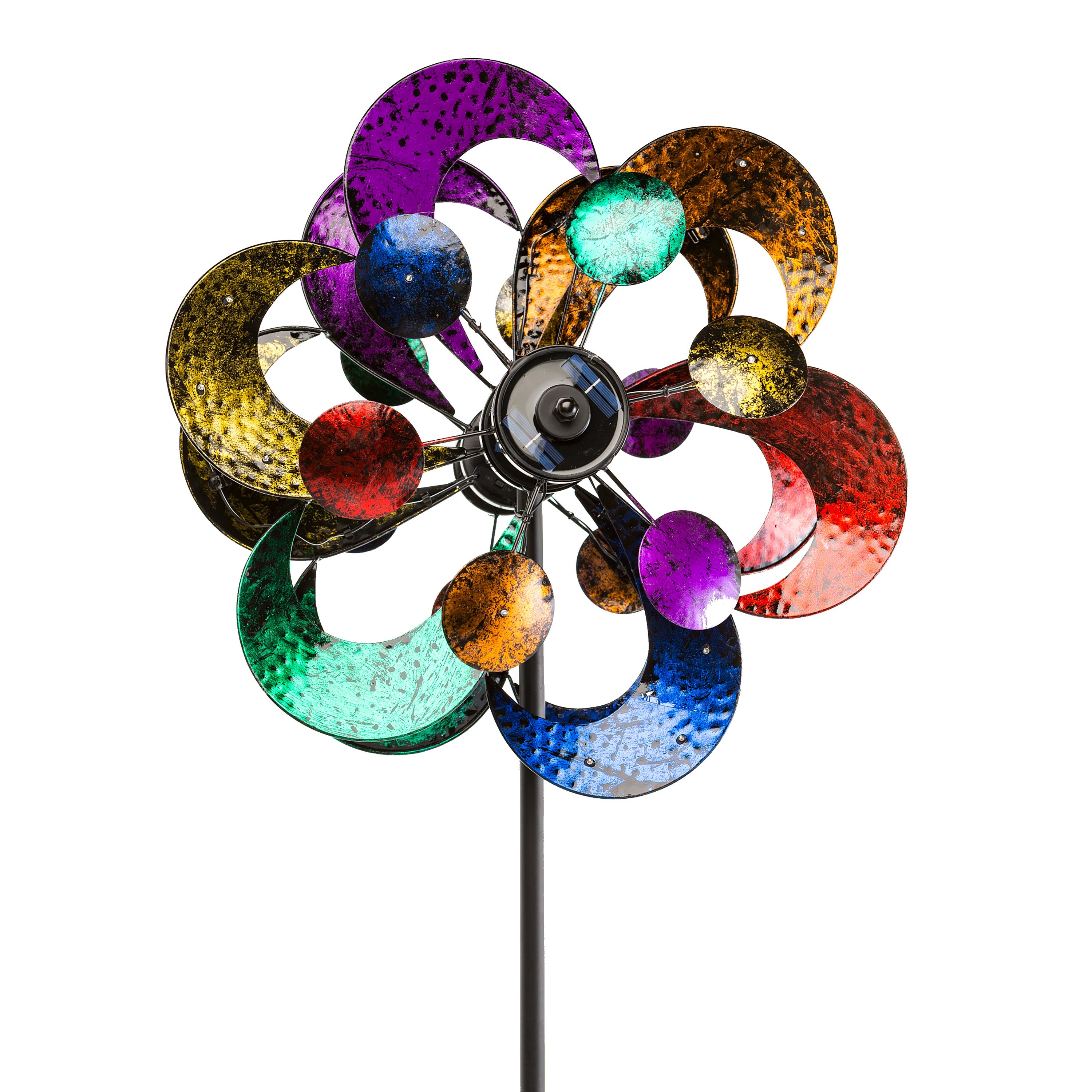 7珠セット✨高品質✨ガーネット イン ヌーマイト✨スフィア✨花火✨超レア‼️ Gala 4-Blade Solar Wind Spinner | Plow & Hearth