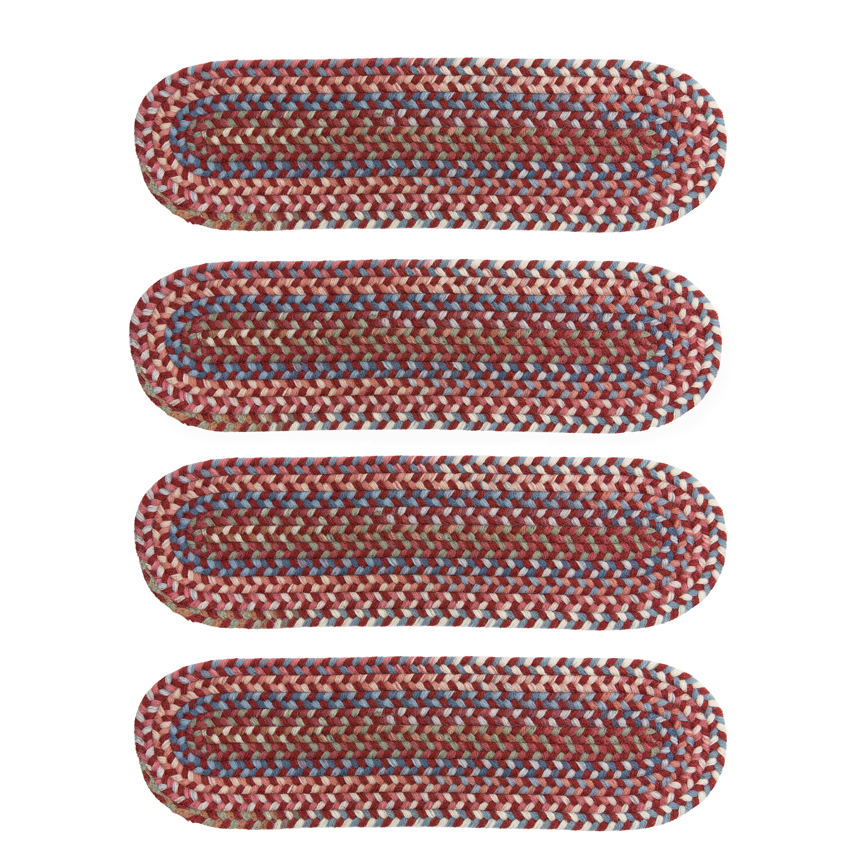 Blue Ridge Wool Oval Braided Stair Treads, Set of 4 – Plow & Hearth