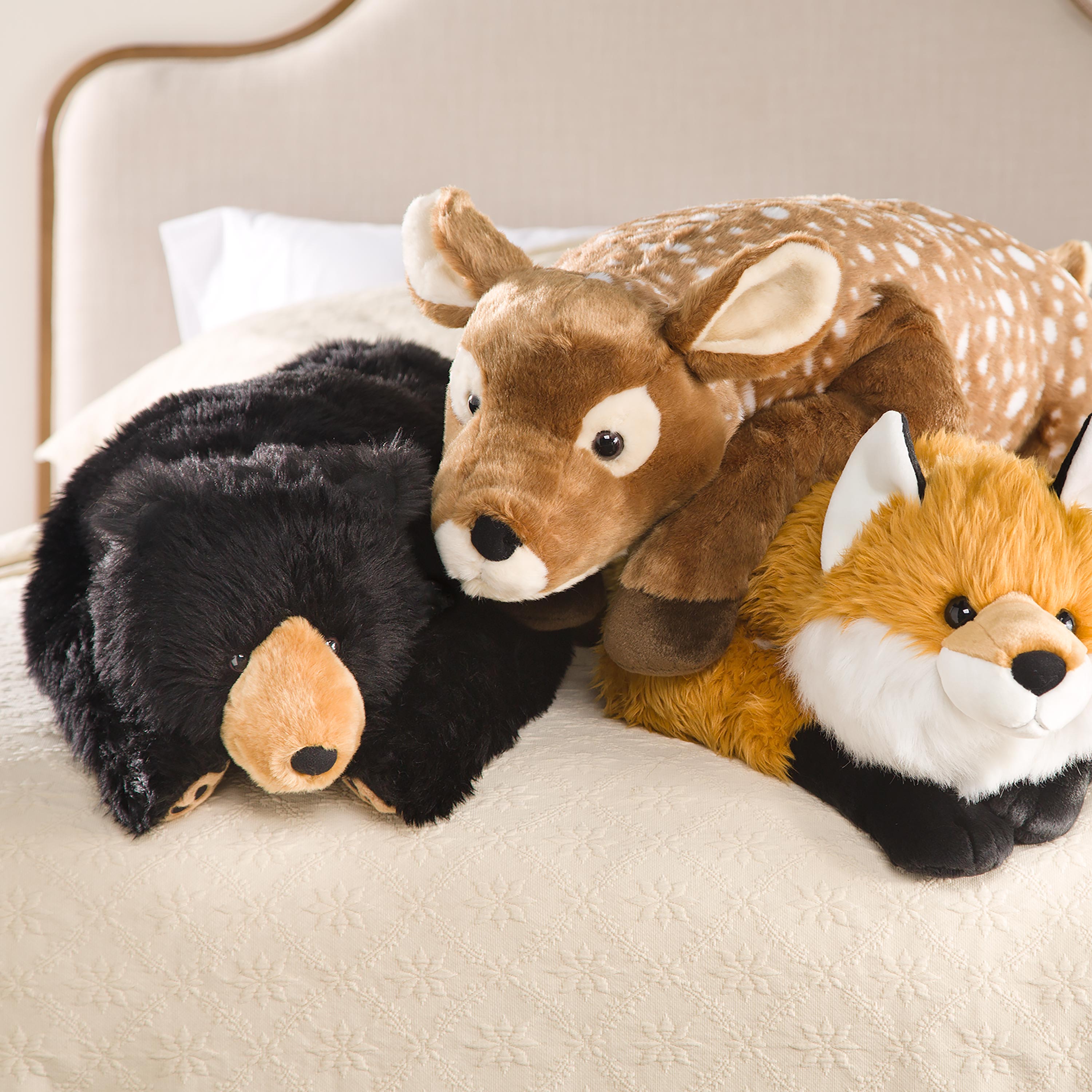 Fuzzy Spotted Fawn Body Pillow Plow Hearth