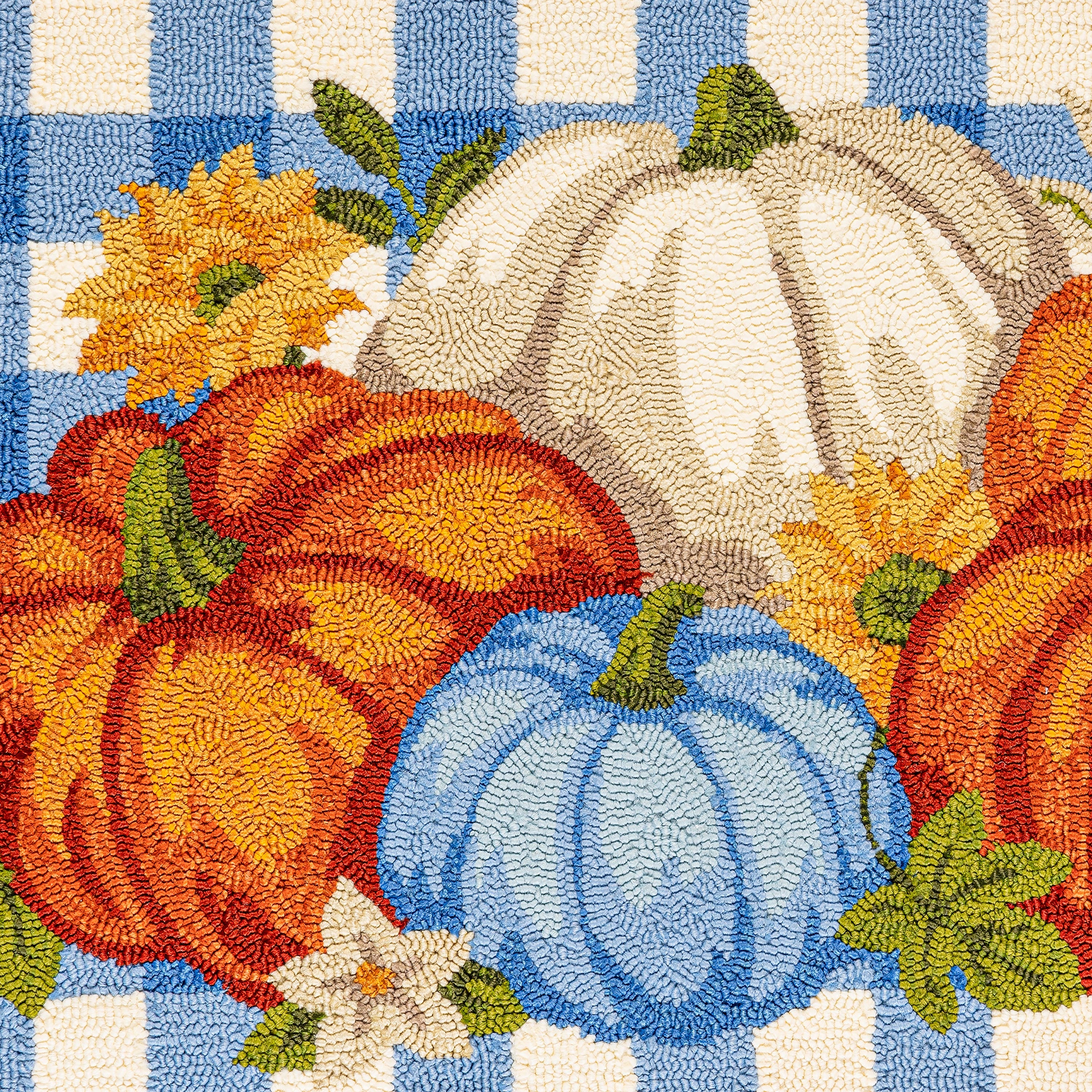 *p(R)ojectR® Logo Rug Mat Indoor/Outdoor Pumpkin Patch Polypropylene Accent Rug 24