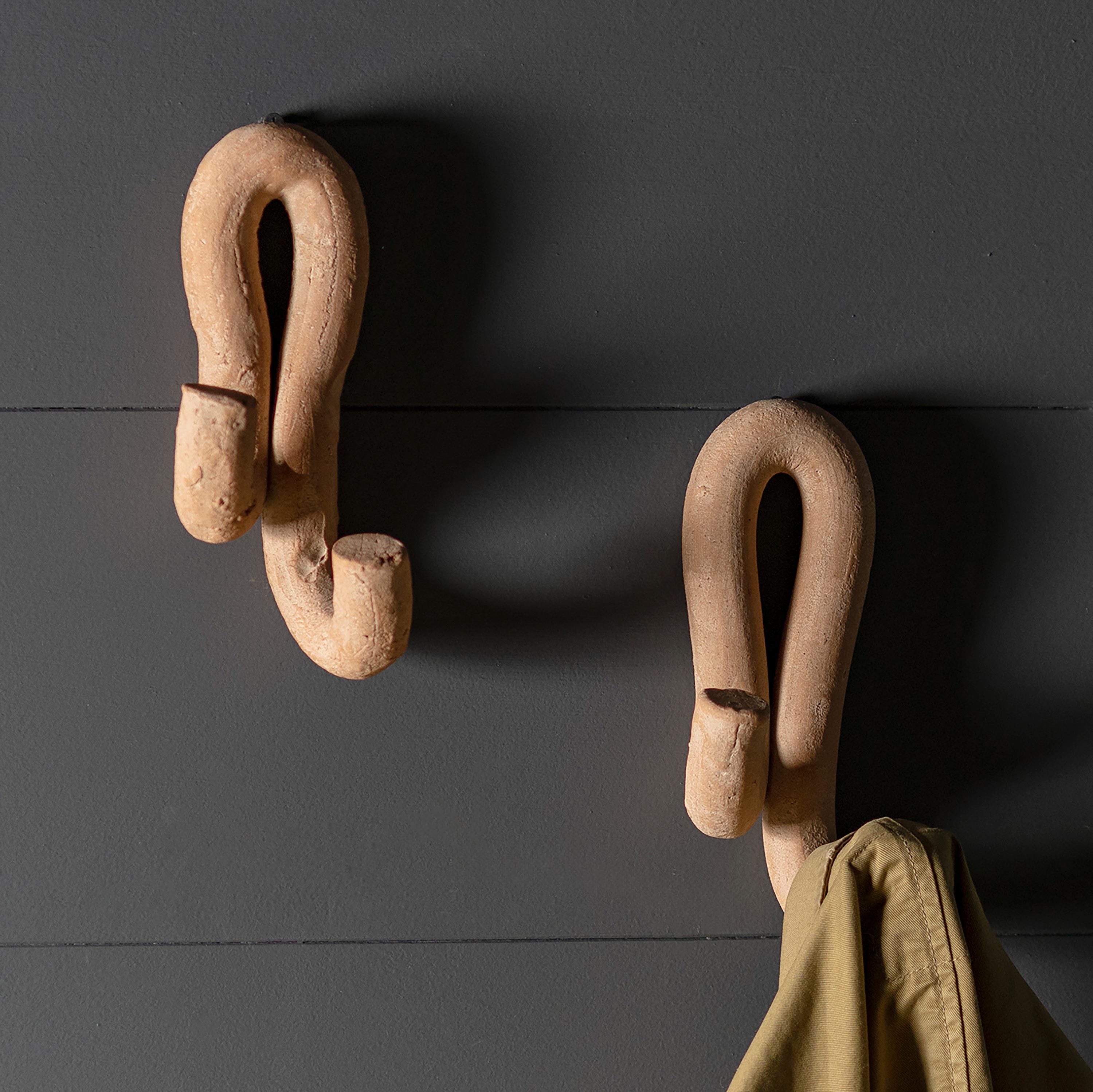 Clay Wall Hook, Set of 2 – Plow & Hearth