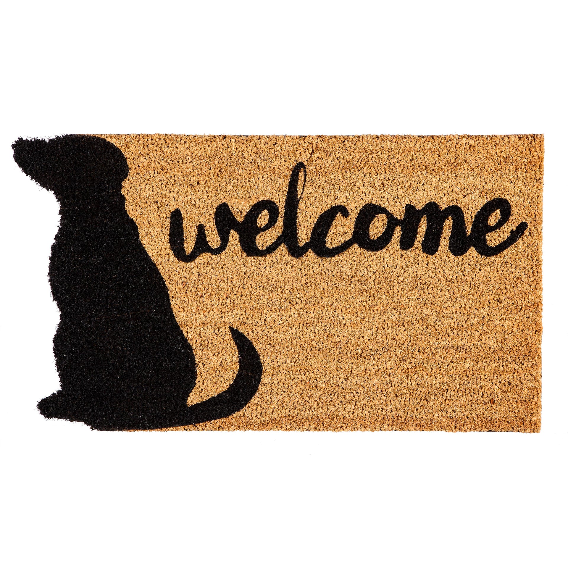 Dog Welcome Shaped Coir Mat – Plow Hearth