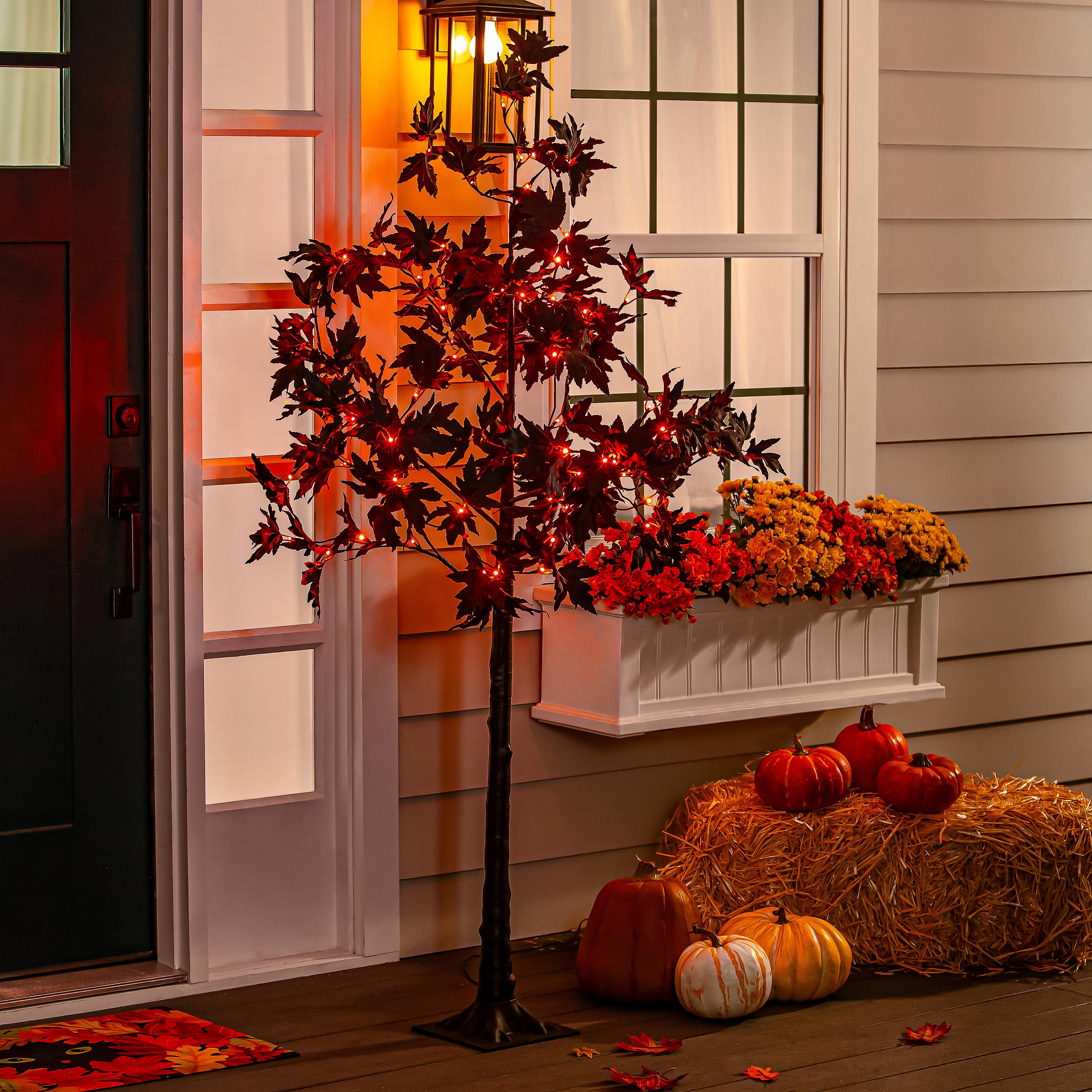Halloween Maple Indoor/Outdoor LED Color Changing Tree, 65