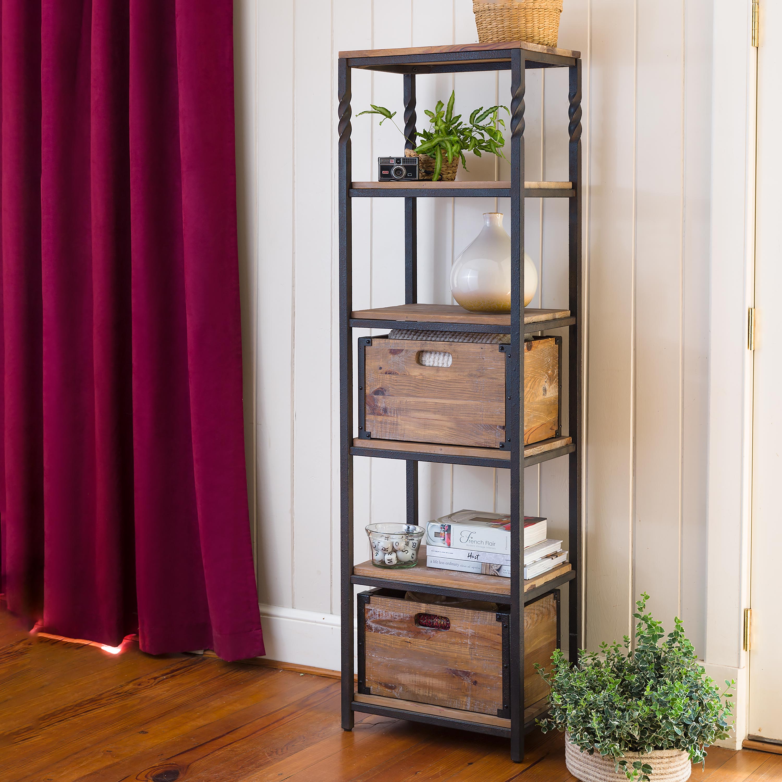 Deep Creek Etagere Storage Stand with Shelves – Plow & Hearth