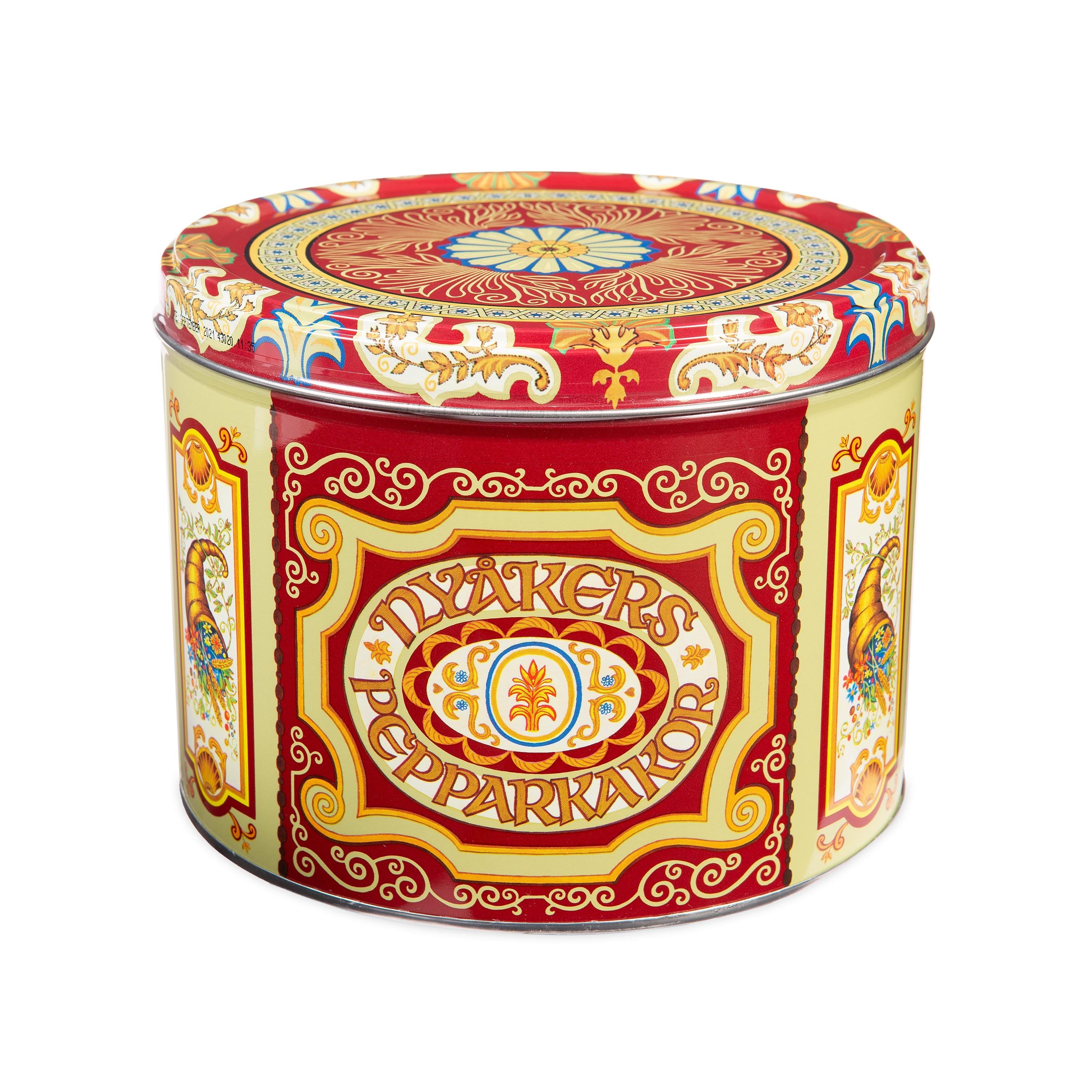 Nyakers Swedish Gingersnap Cookies In Gift Tin | Plow & Hearth