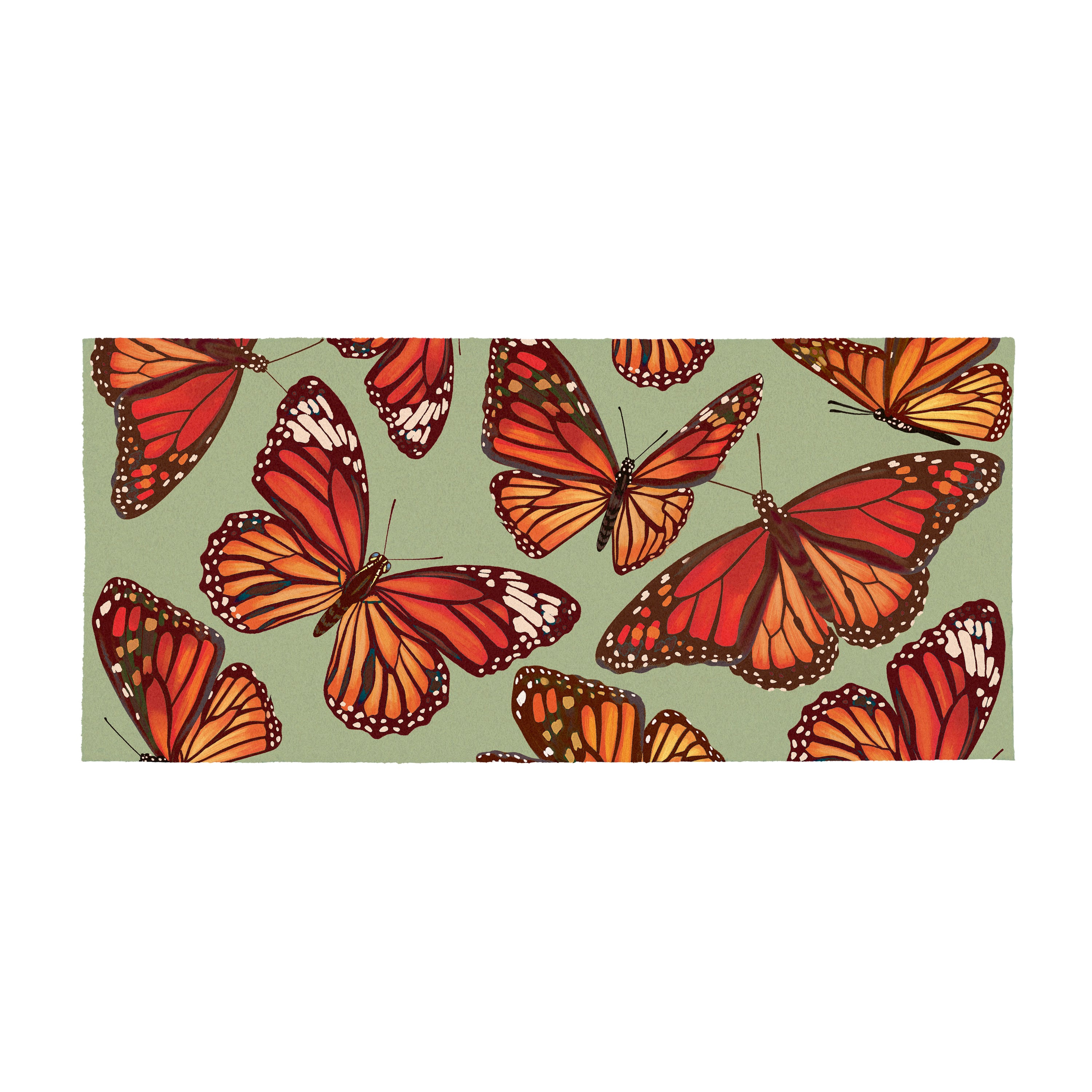 Flocked Coir Sassafras Switch Mat,22