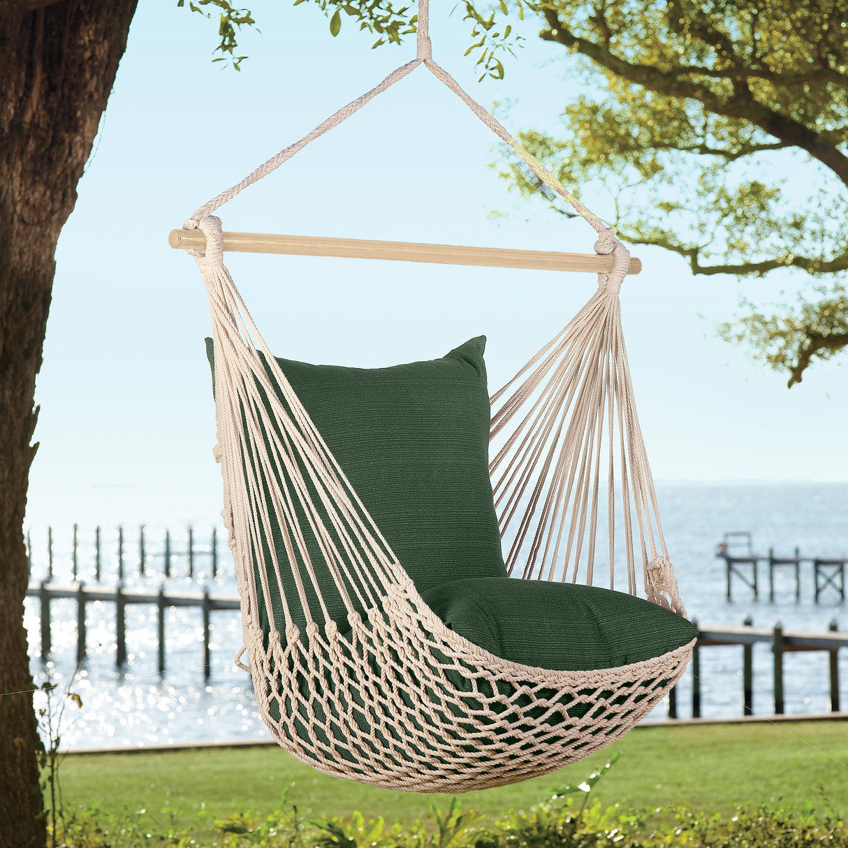 Cocoon Swing Chair Teepee Tree Swing Rope Hammock How To Hang A