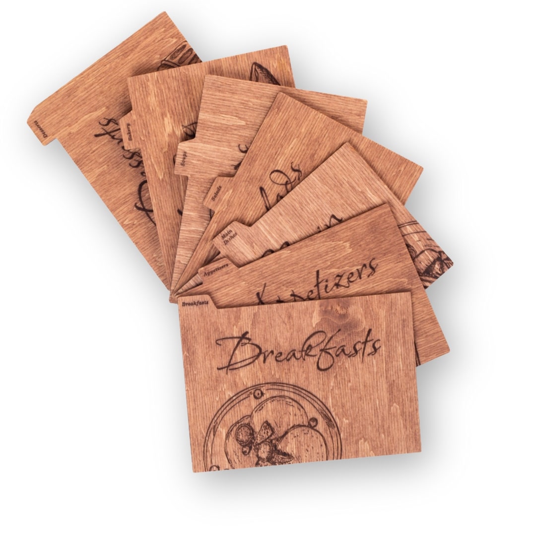 Recipe Box Dividers