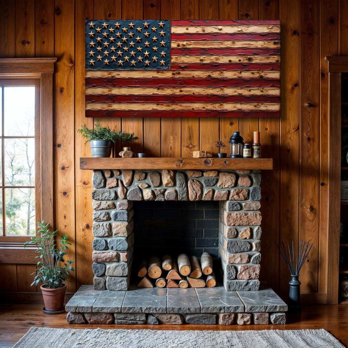 Old Glory American Flag Wall Art
