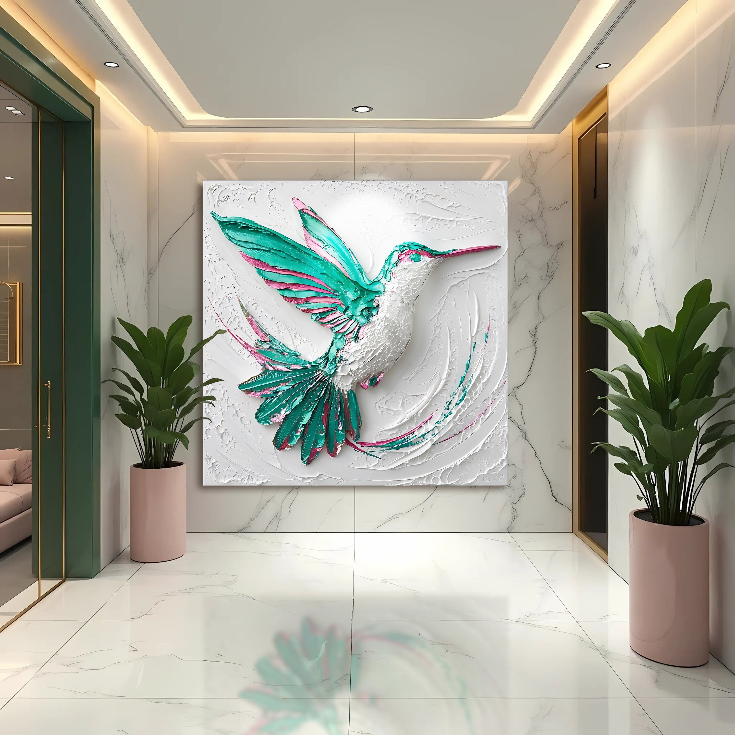 Tailored Canvases Hummingbird Wall Art - Thumbnail 2
