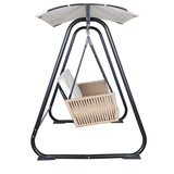 East Green Parker Patio Swing with Canopy Stand