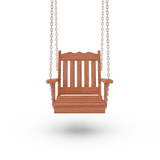 Keystone Amish Co. York Red Cedar Swing Chair