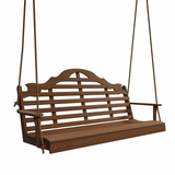Keystone Amish Co. 5 Foot Milan Red Cedar Porch Swing without Cupholders