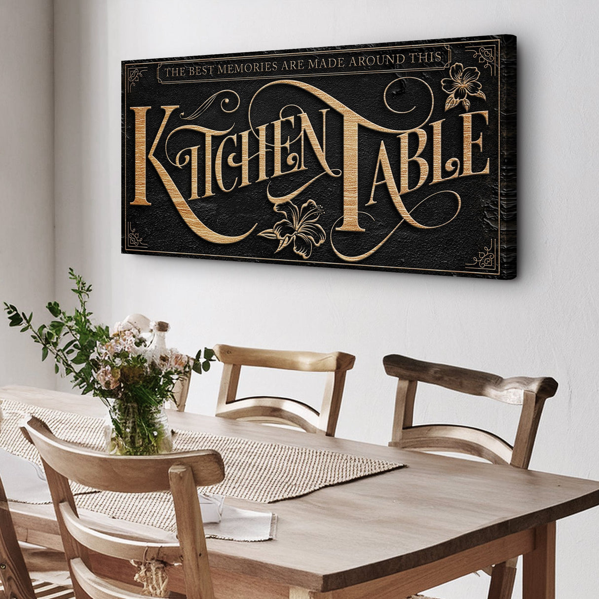 Kitchen Table Sign