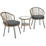 Outdoor Rattan Patio Seating Set