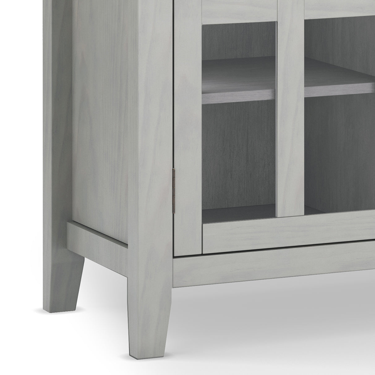 Tall TV Media Stand, Fog Grey