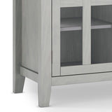 Tall TV Media Stand, Fog Grey