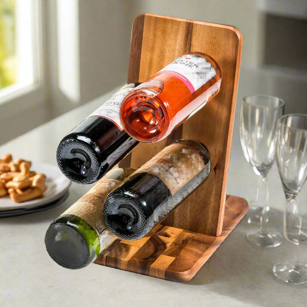 Floating Wine Bottle Holder, 4 Bottle