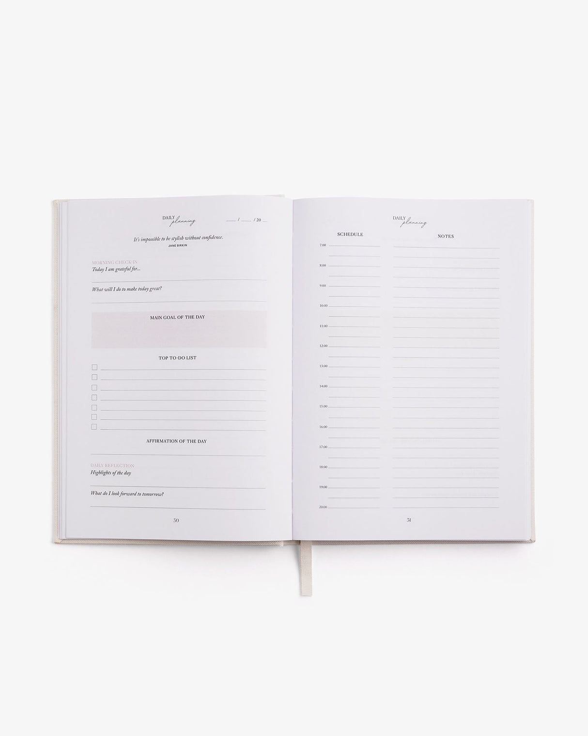 LIFE&Style Planner - Off-White