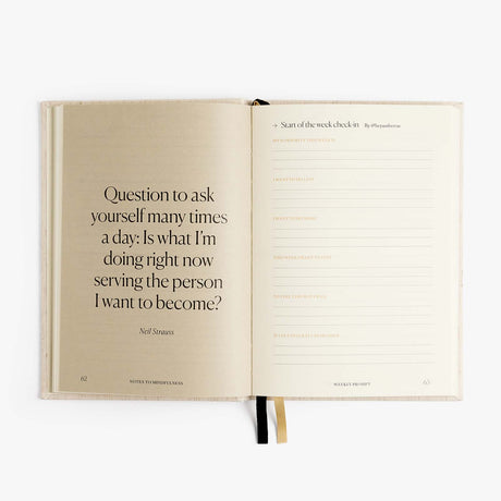 Notes to Mindfulness Journal - Linen